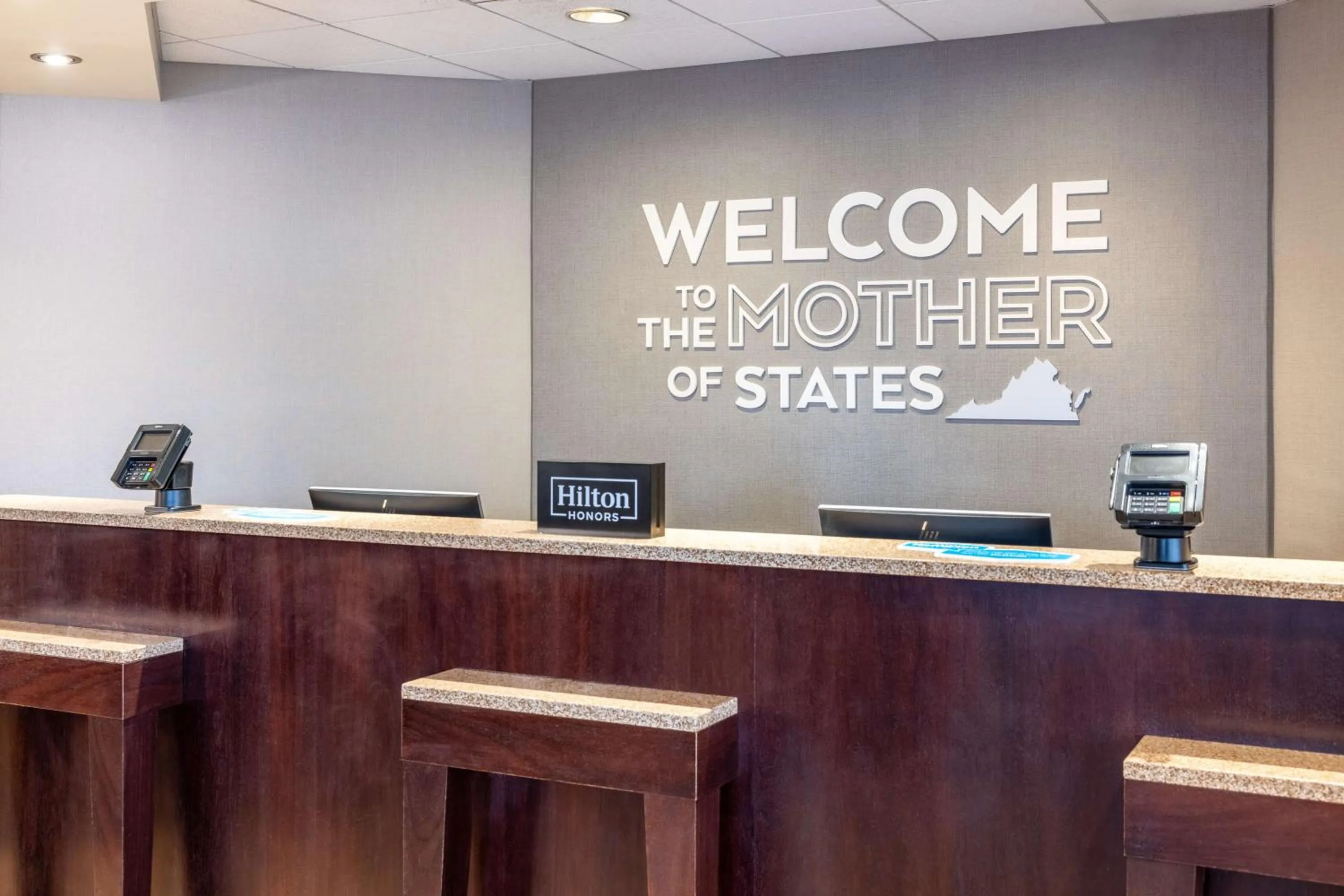 Lobby or reception in Hampton Inn Manassas