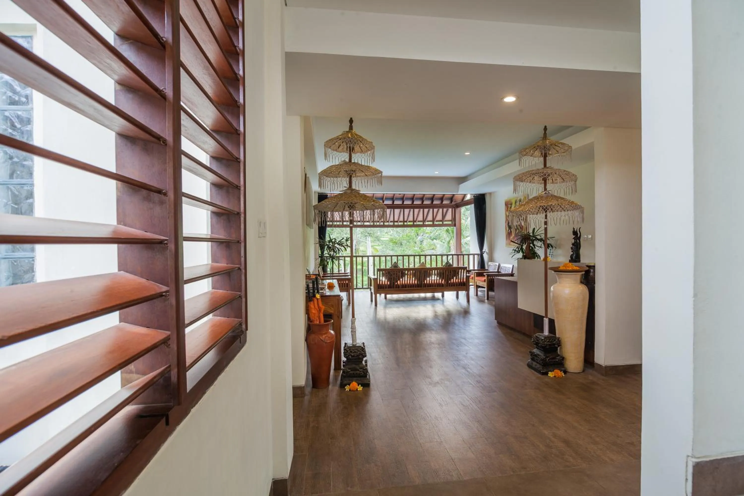 Lobby or reception in River Sakti Ubud by Prasi