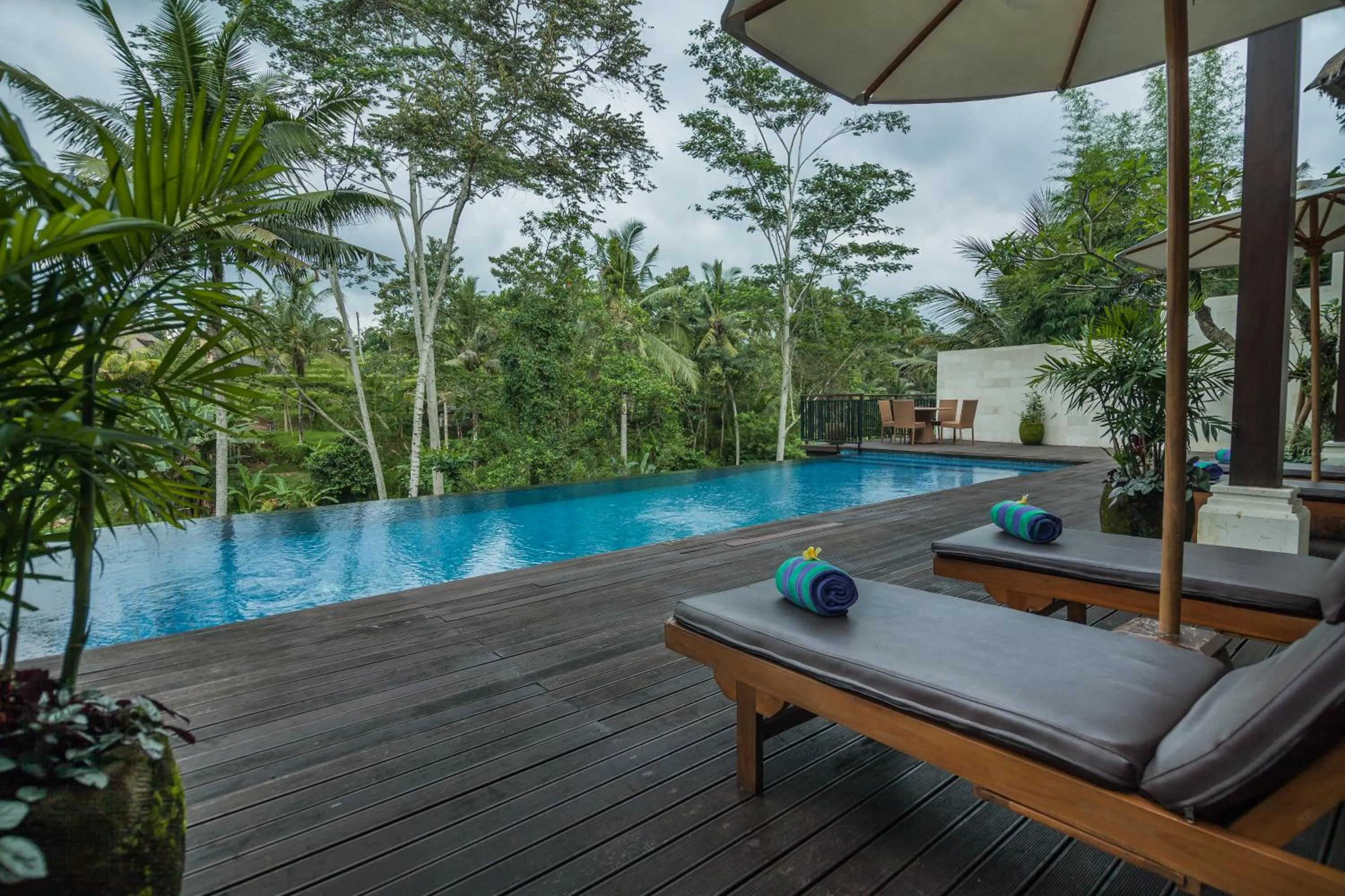 Pool view in River Sakti Ubud by Prasi