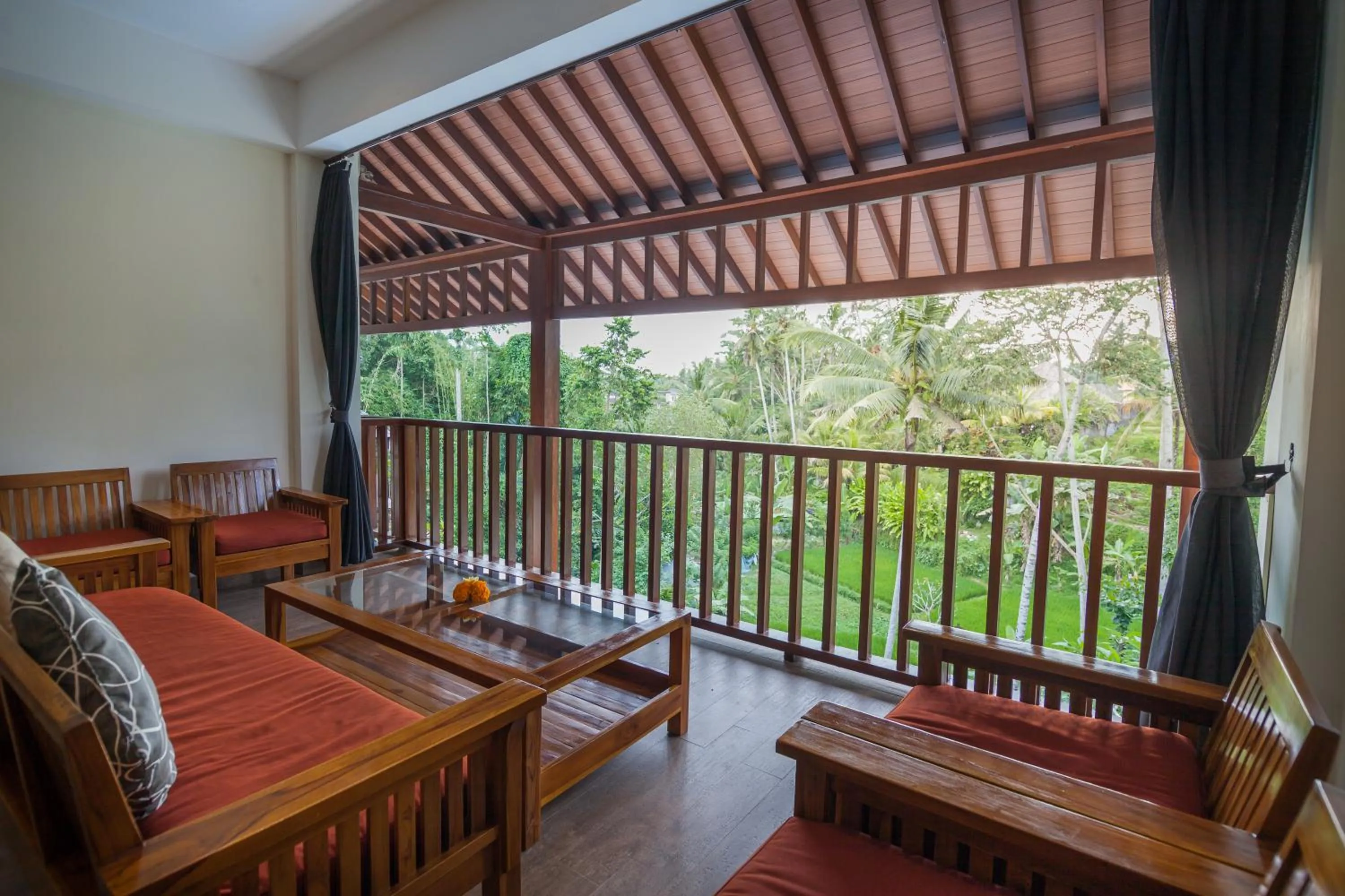 Lobby or reception in River Sakti Ubud by Prasi