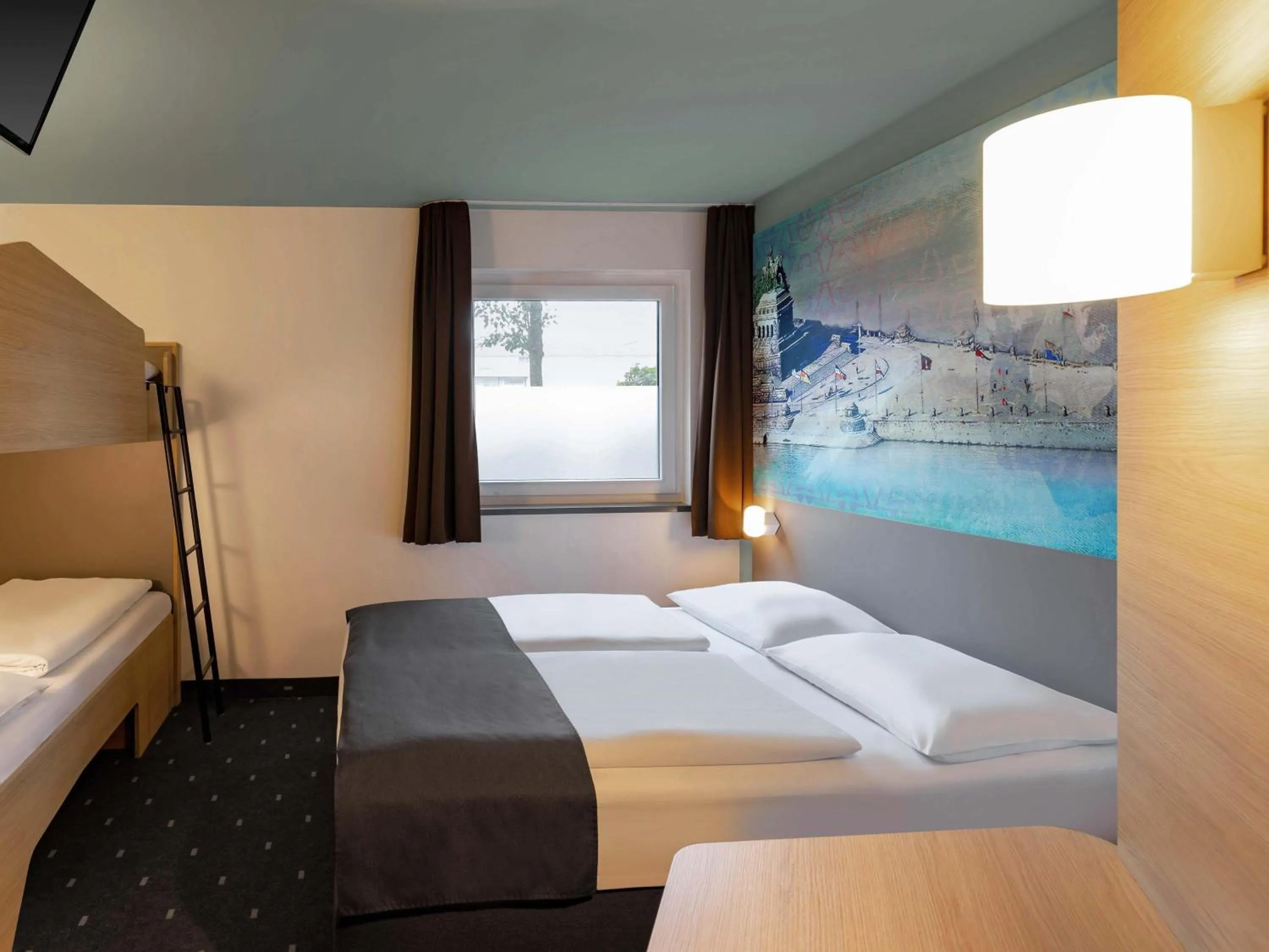 Photo of the whole room, Bed in B&B Hotel Koblenz-City