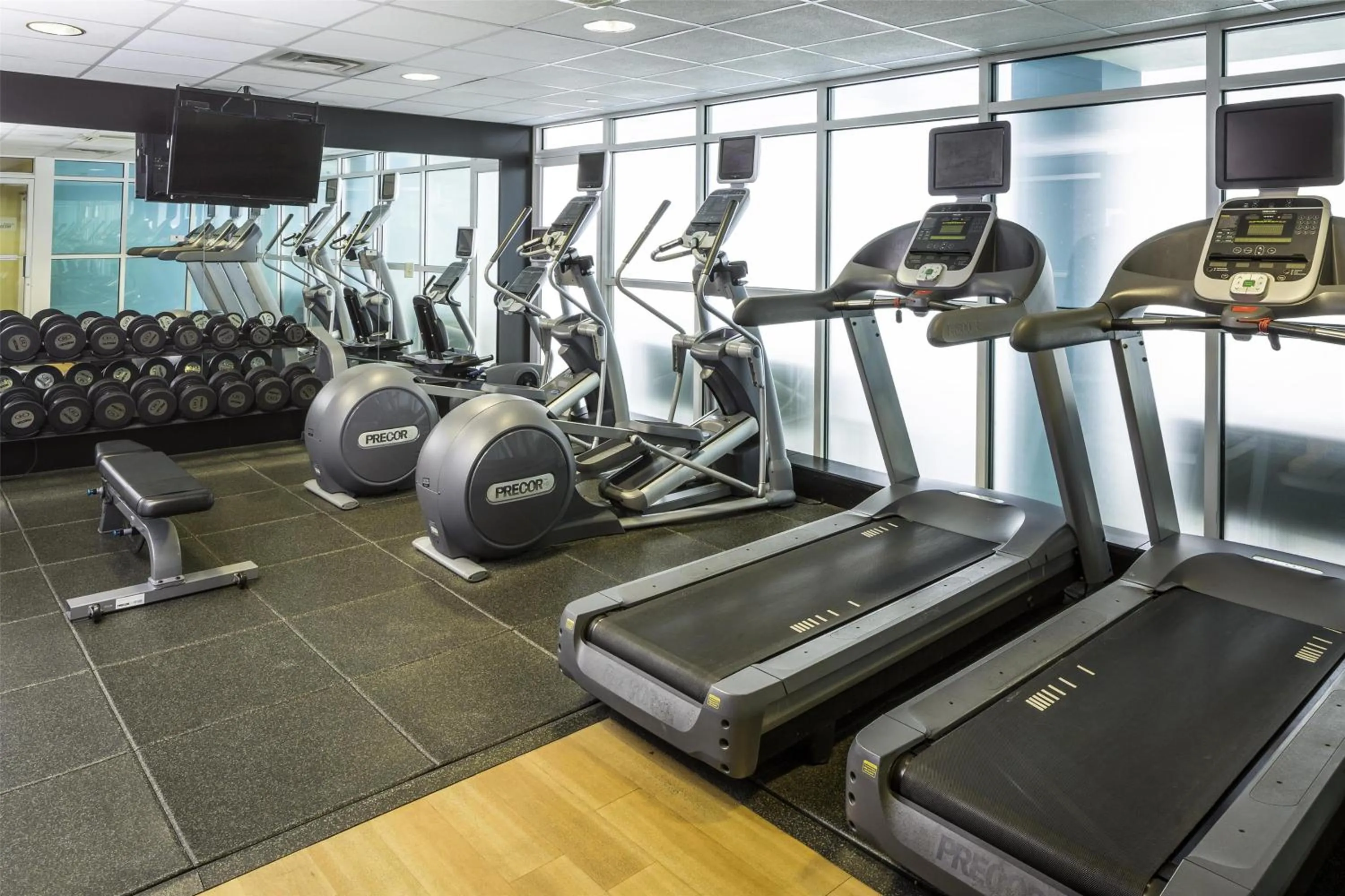 Fitness centre/facilities in DoubleTree by Hilton Hotel Wilmington