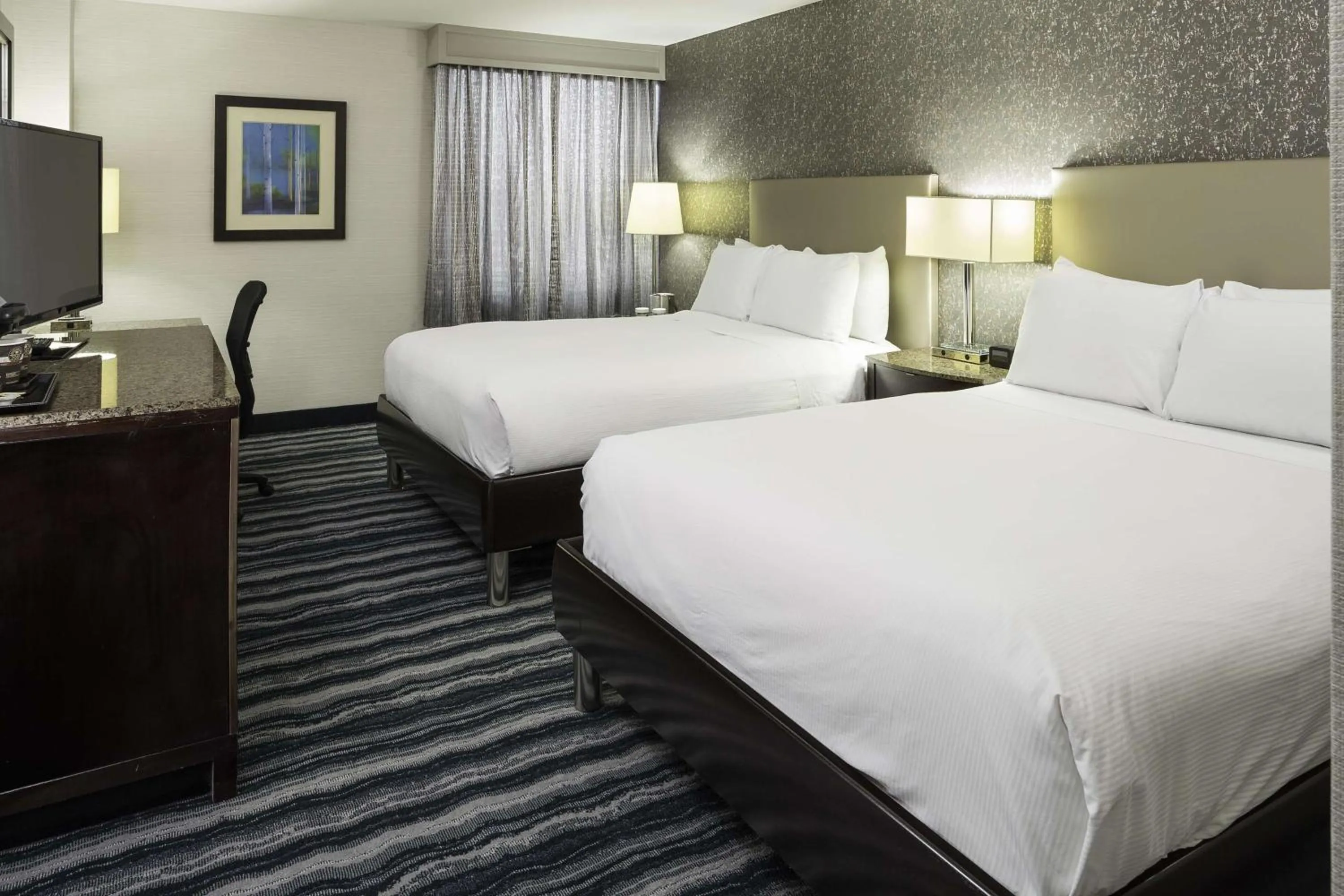 Bed in DoubleTree by Hilton Hotel Wilmington