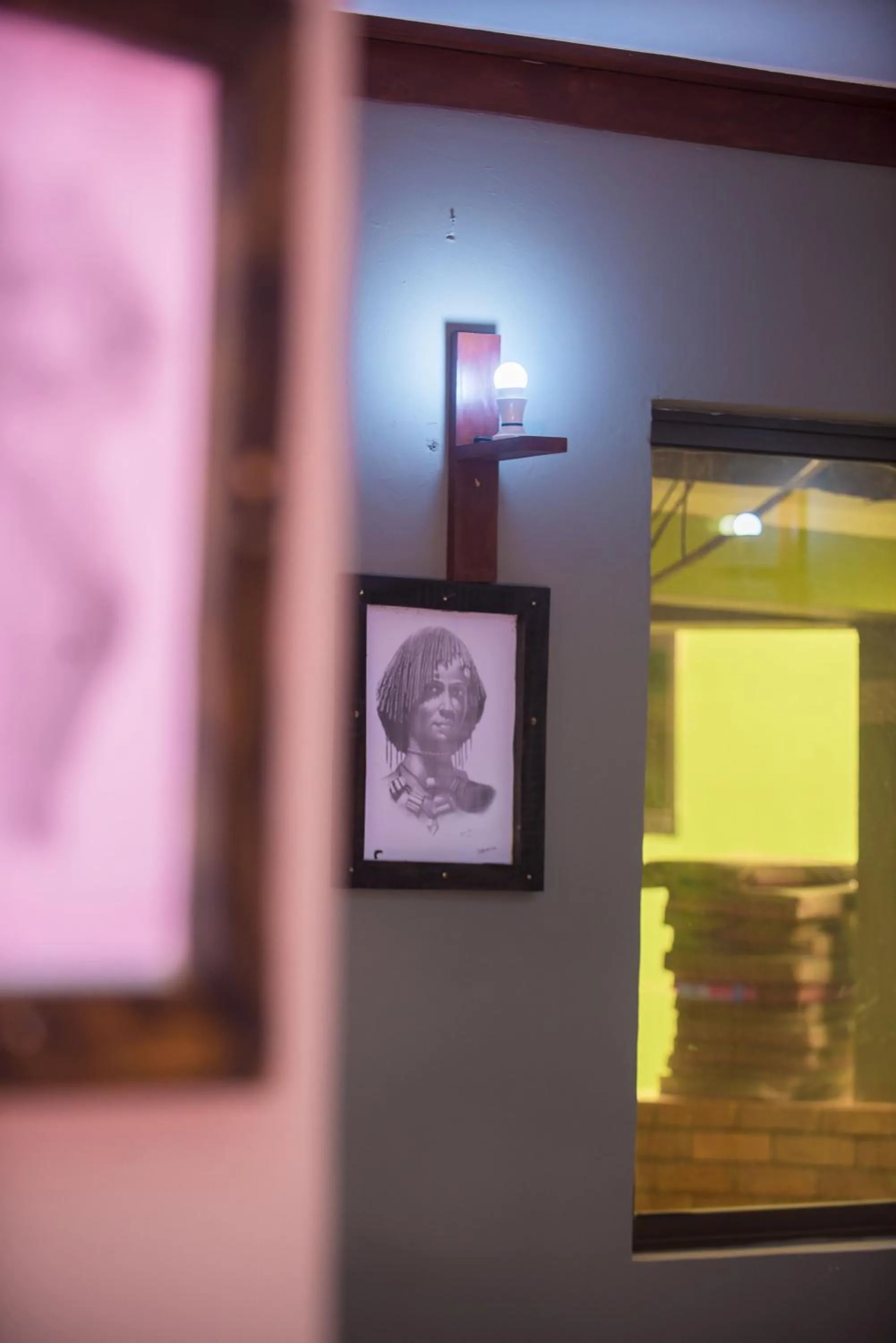 Decorative detail in Arusha Giraffe Lodge