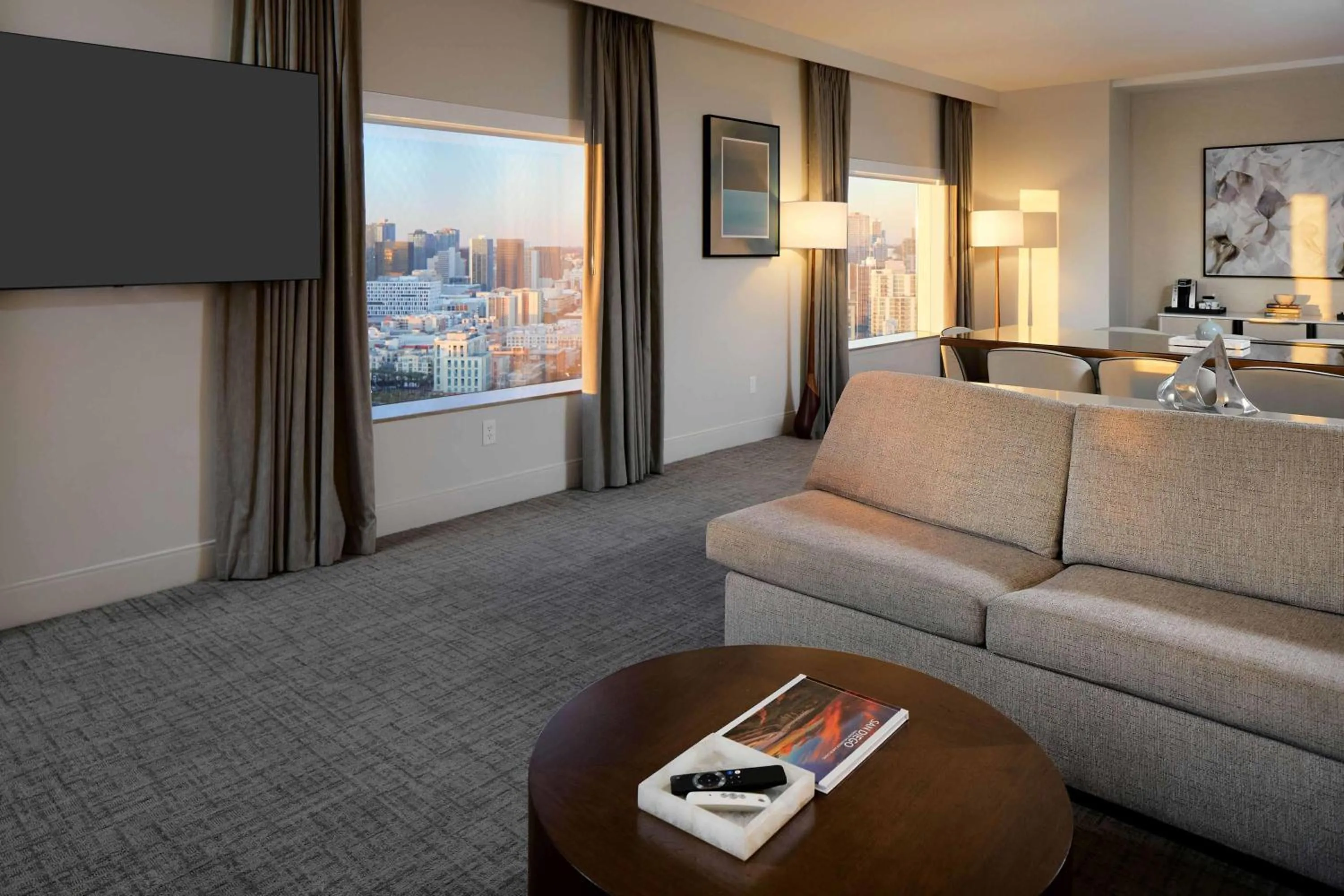 Living room in Hilton San Diego Bayfront