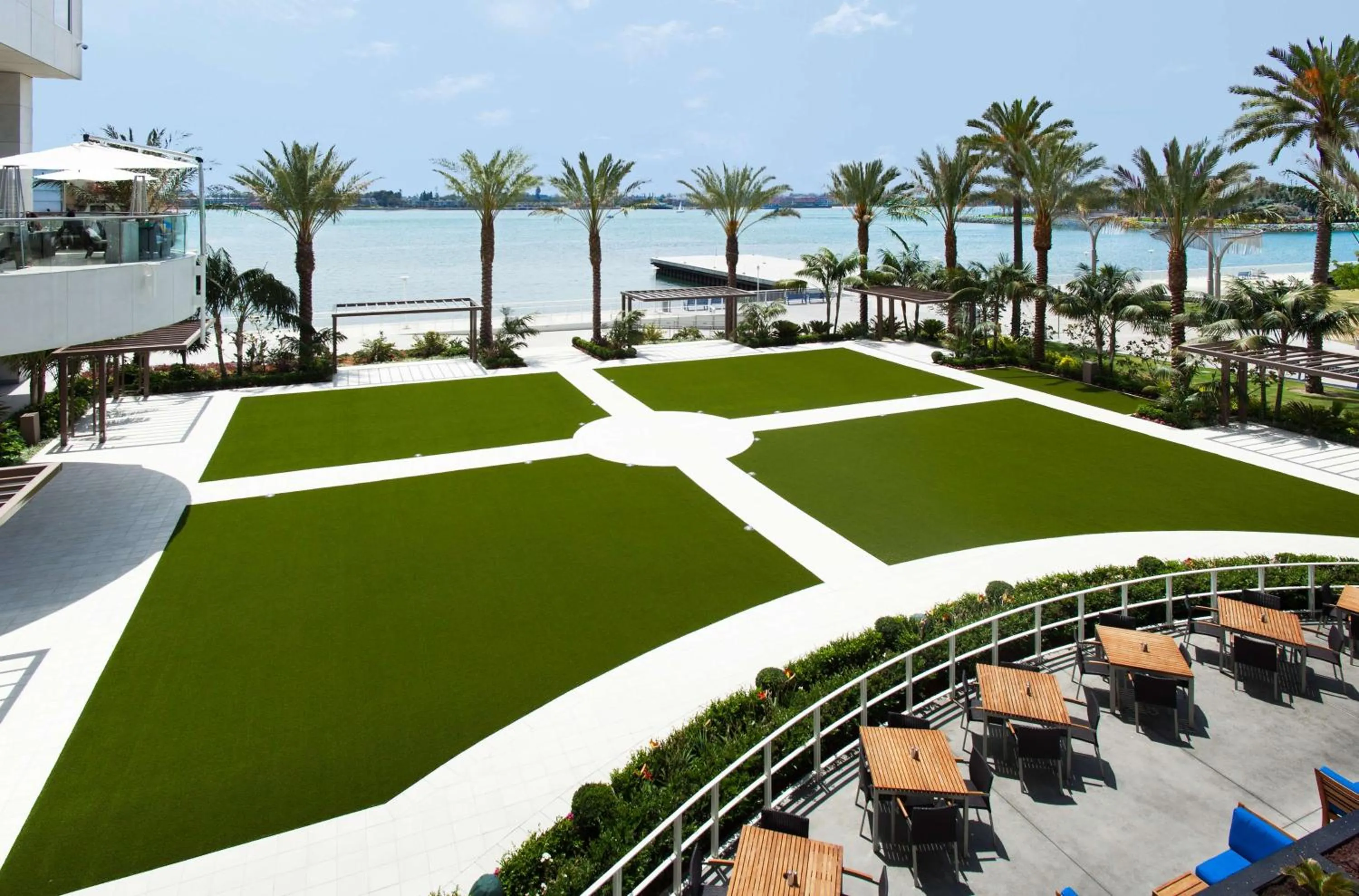 Patio in Hilton San Diego Bayfront