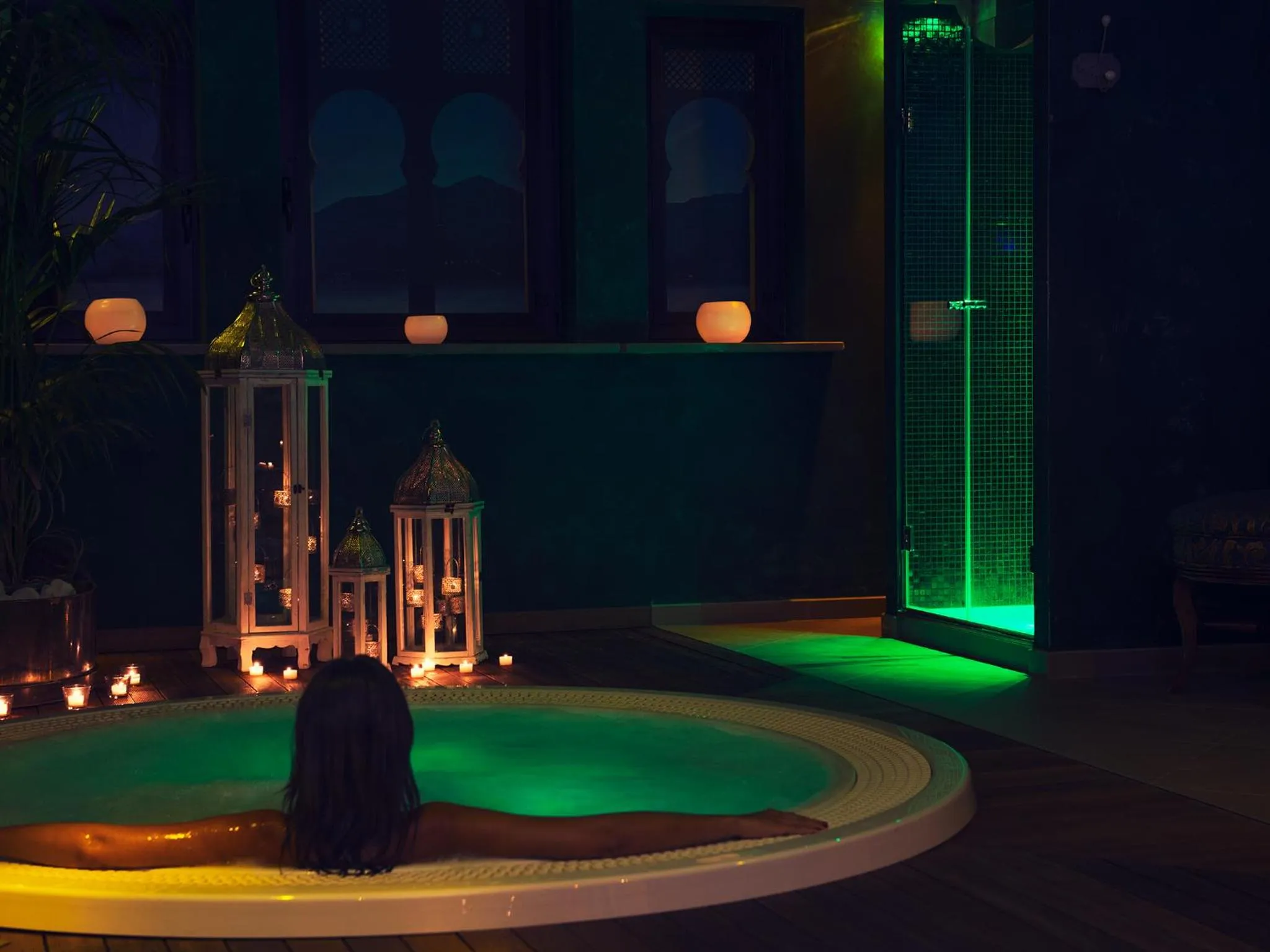 Hot Tub in Relais Sassa al Sole