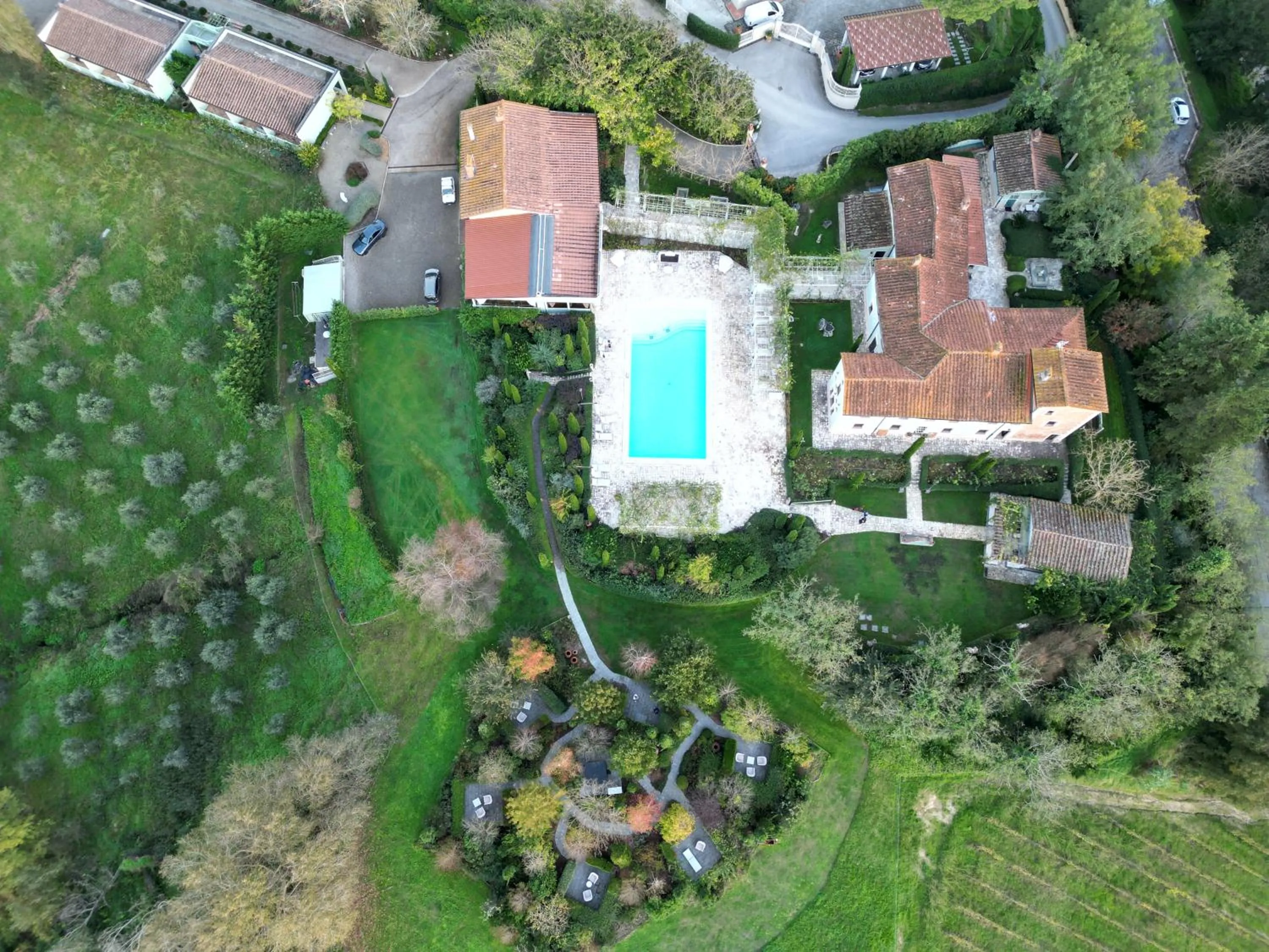 Bird's eye view in Relais Sassa al Sole
