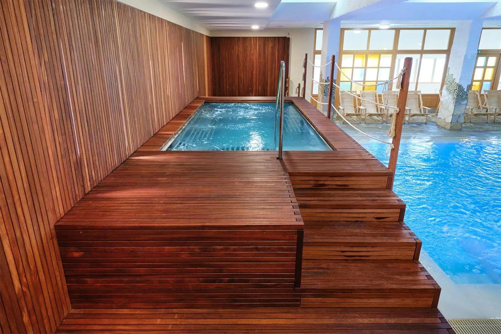 Swimming pool in Bungalows Rogla