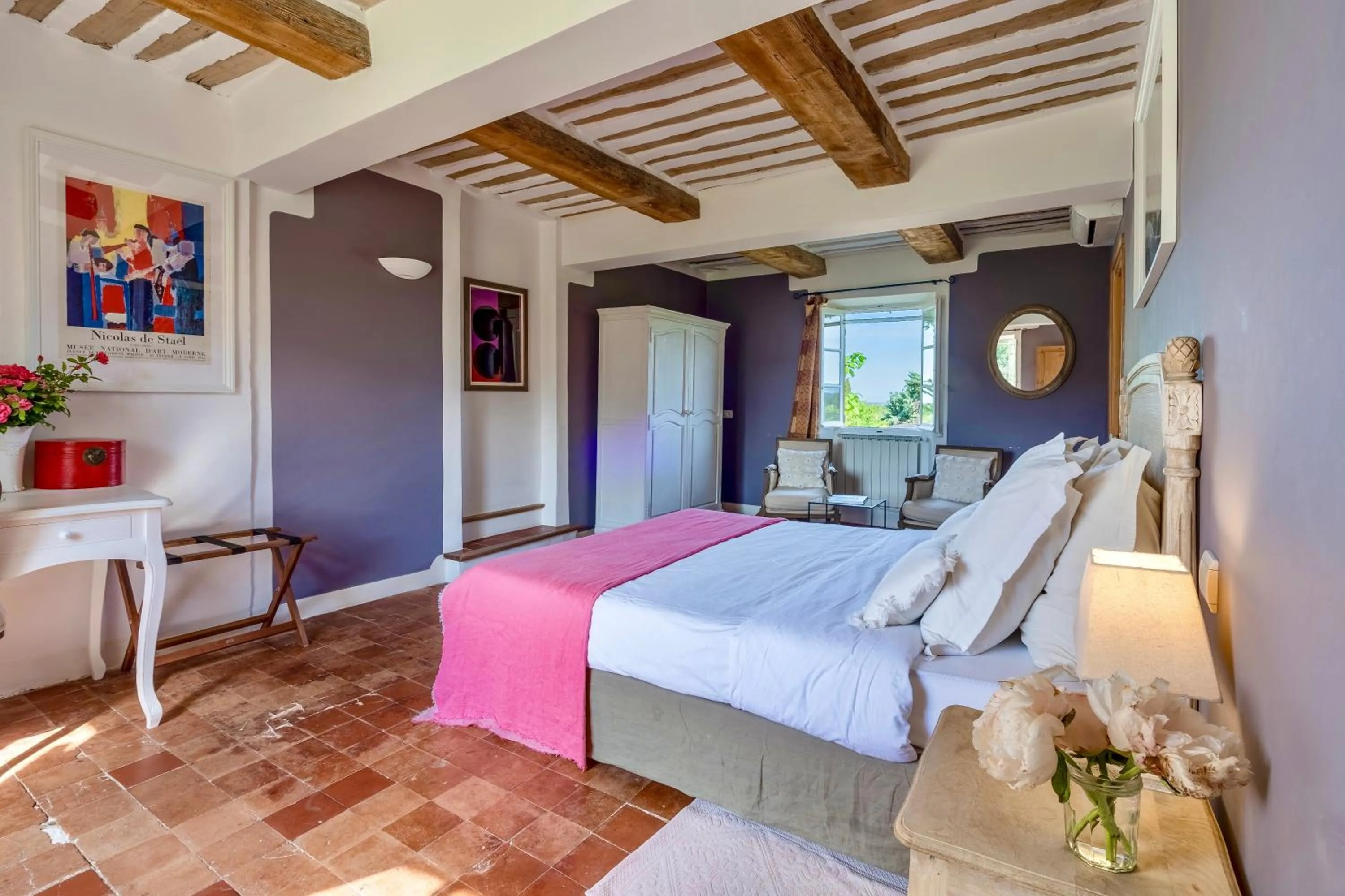 Bedroom, Bed in Bastide Saint-Didier