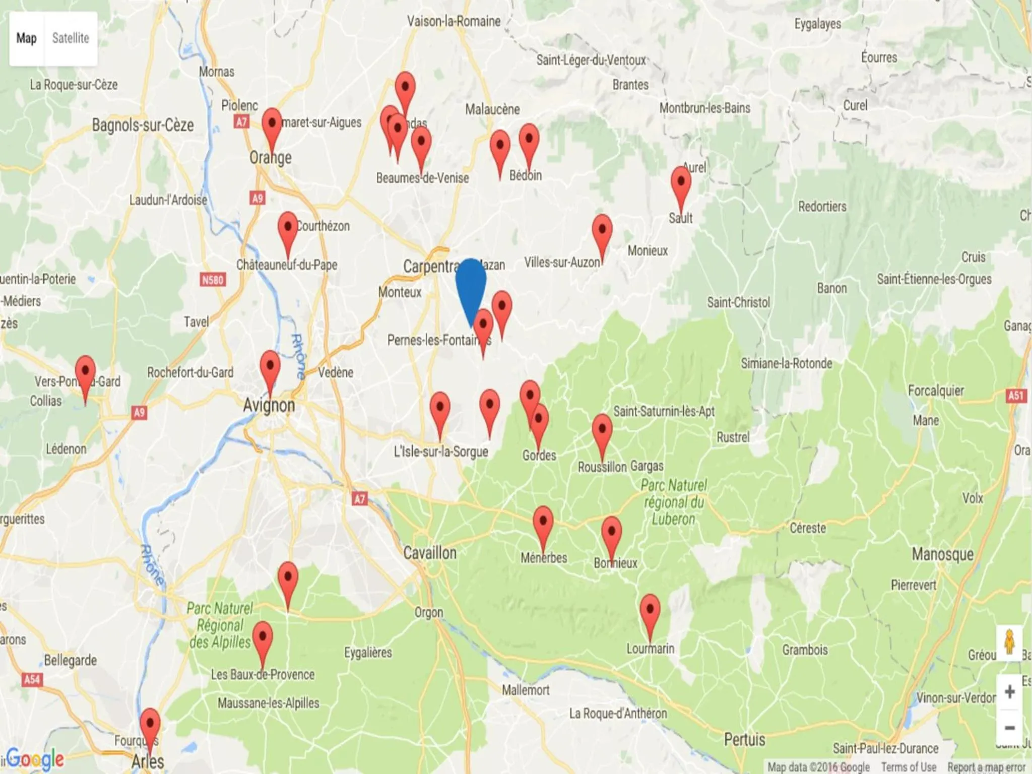 Location in Bastide Saint-Didier