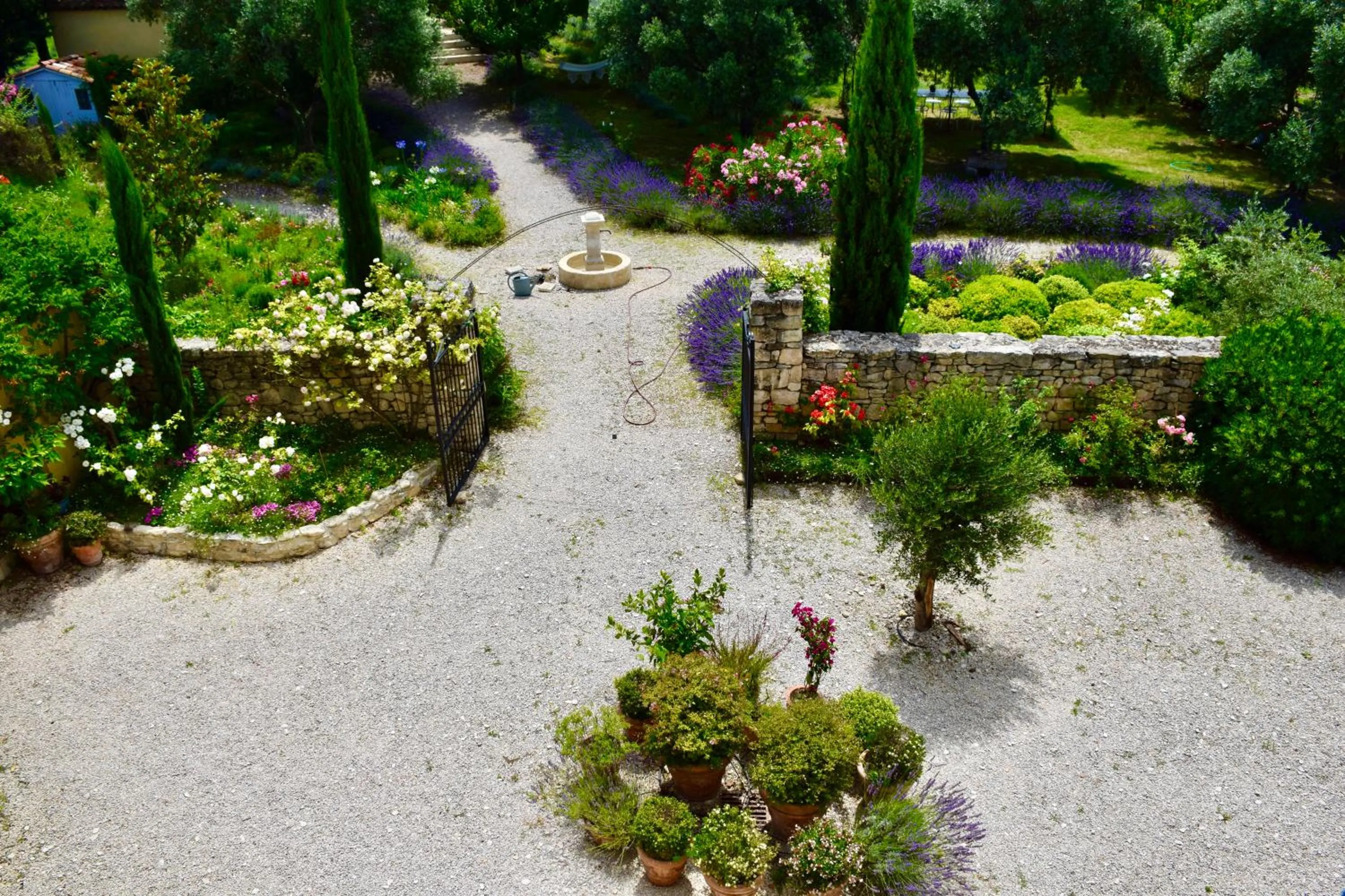 Garden view in Bastide Saint-Didier