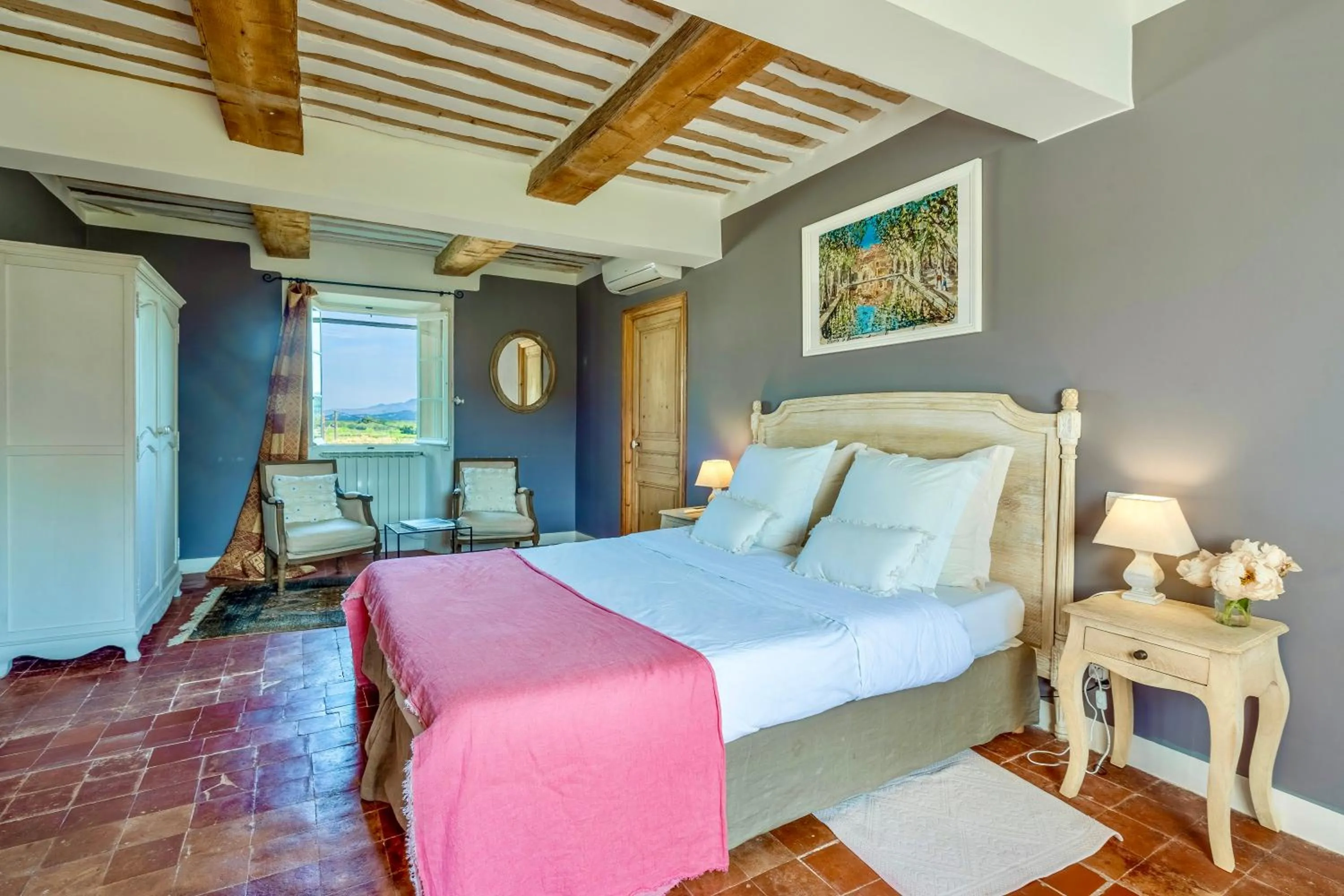Bedroom, Bed in Bastide Saint-Didier