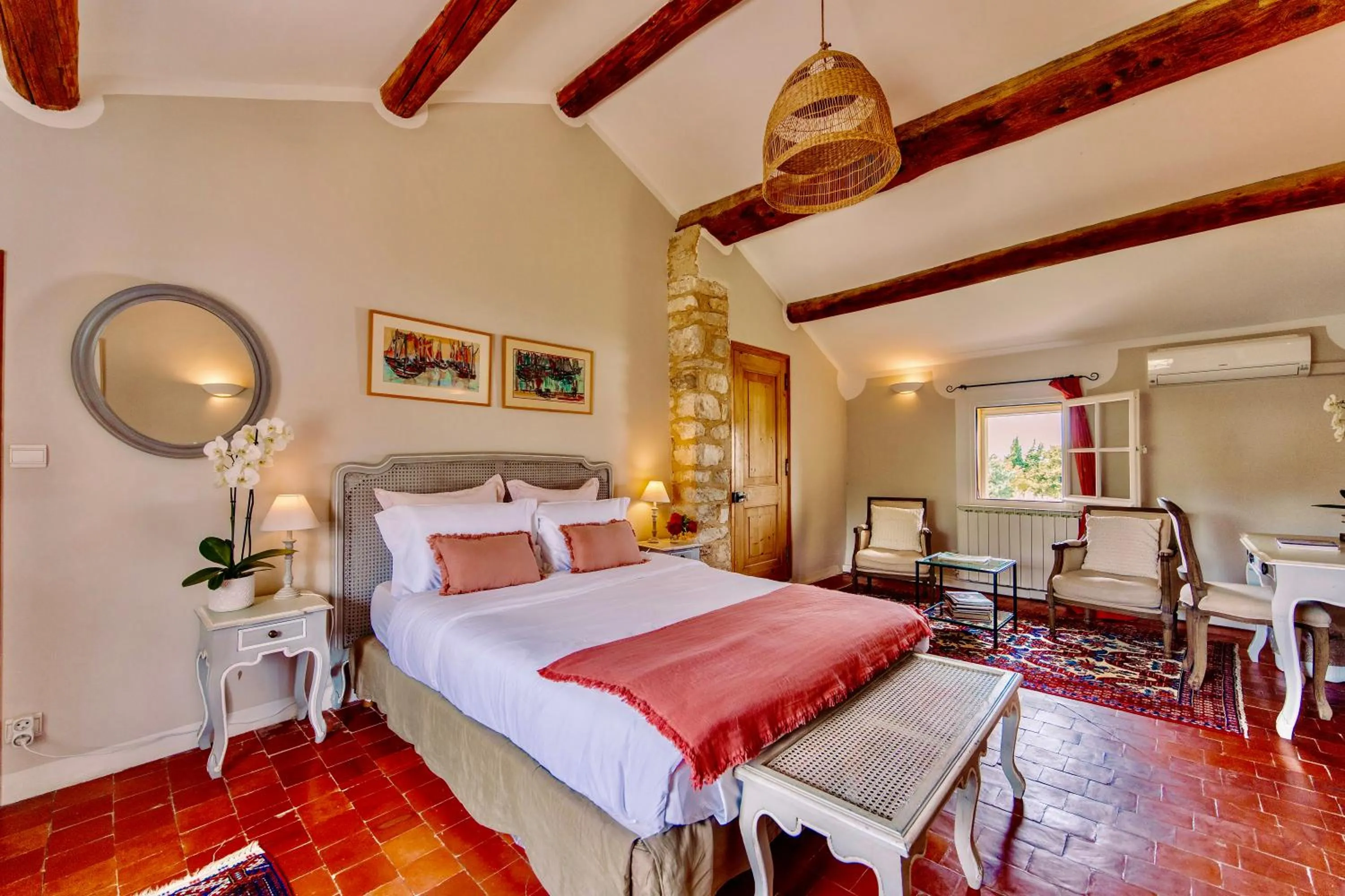 Bedroom, Bed in Bastide Saint-Didier