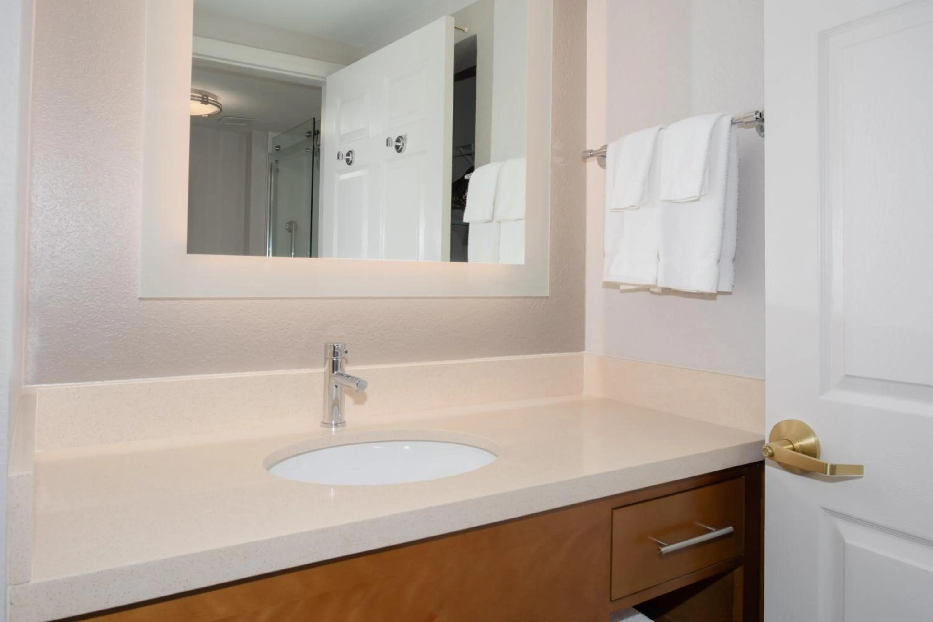 Bathroom in Staybridge Suites Denver International Airport by IHG
