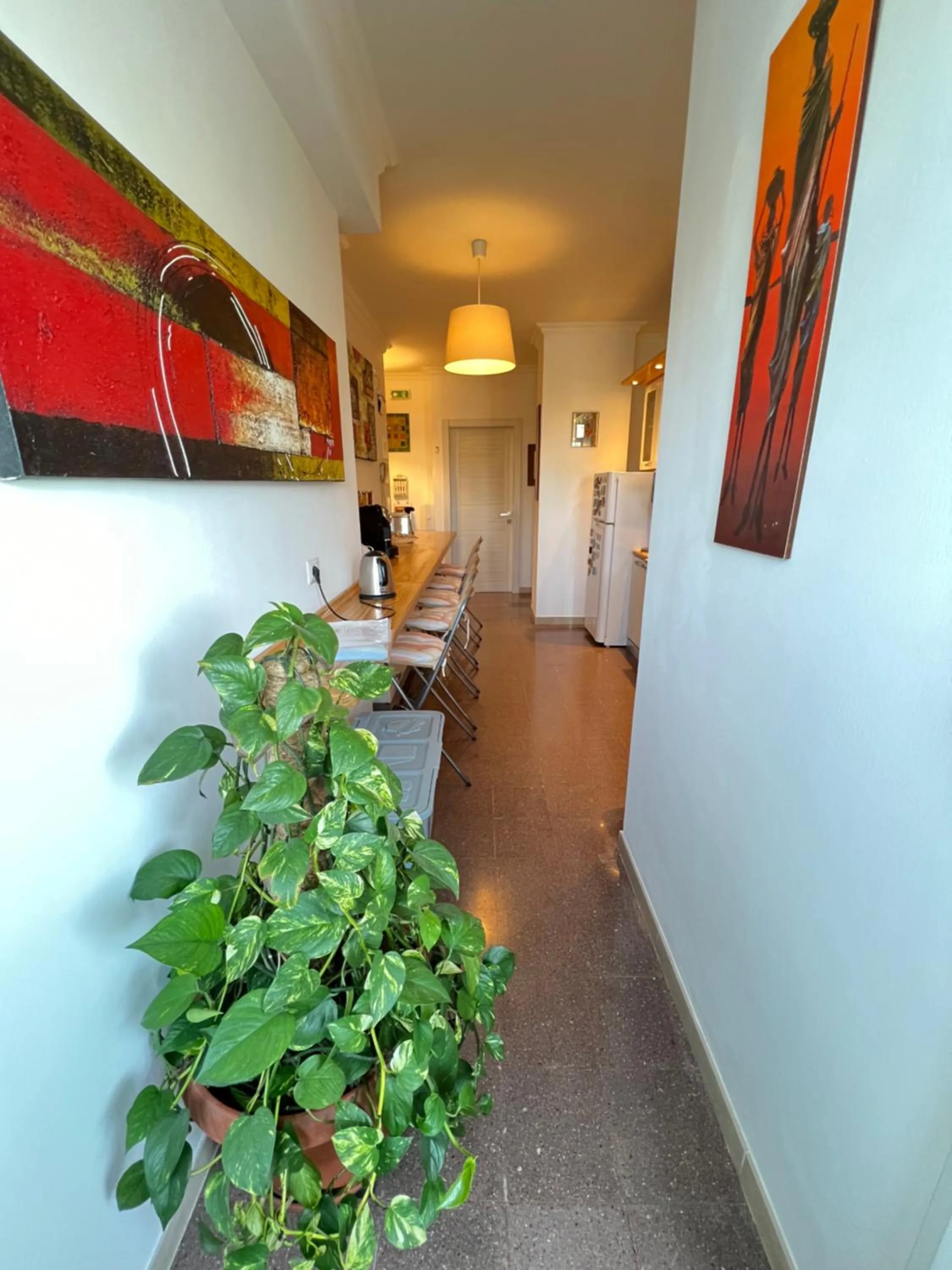 Communal kitchen in B&B Birba