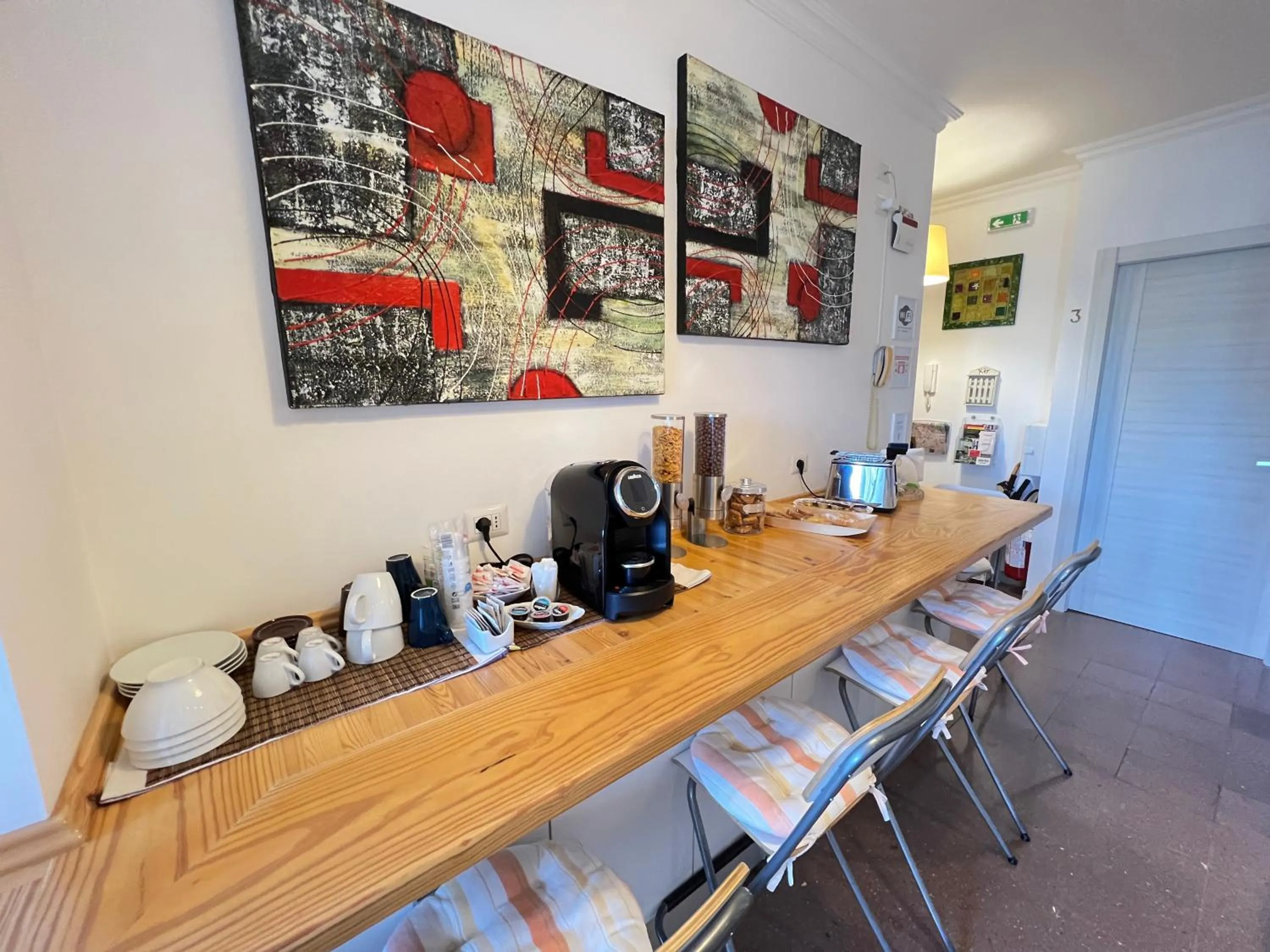 Kitchen or kitchenette in B&B Birba