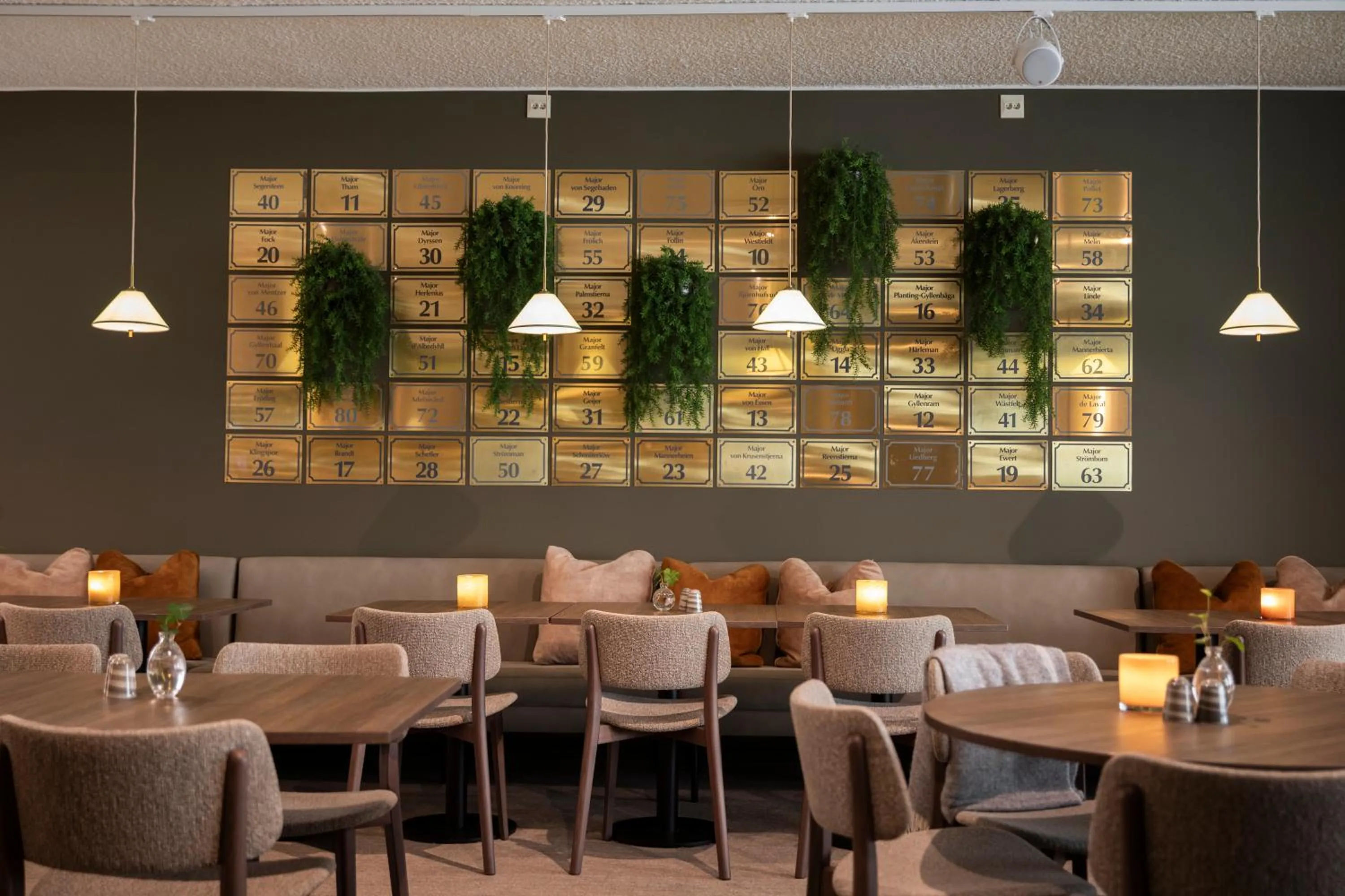 Dining area in Home Hotel Majoren