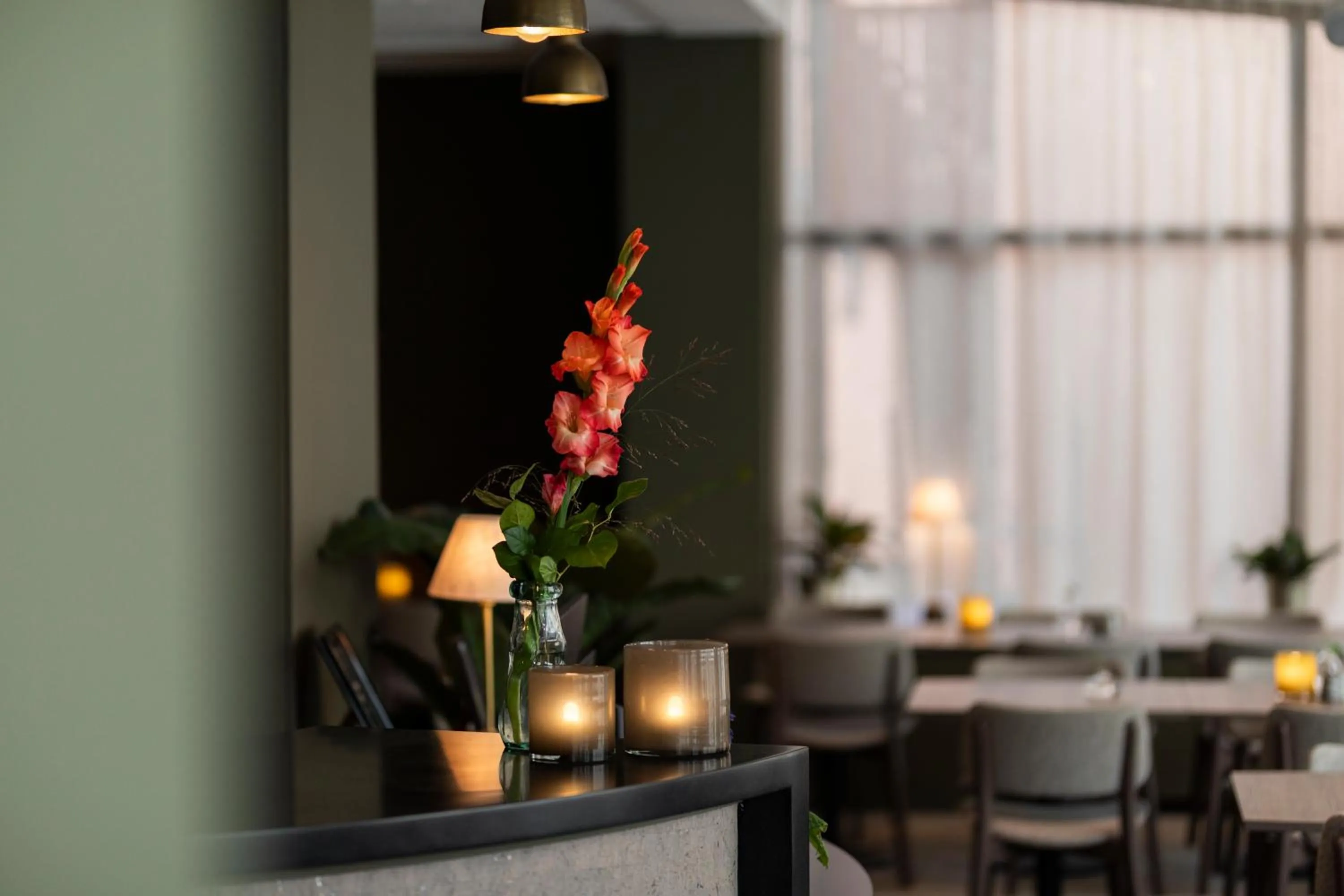 Lobby or reception in Home Hotel Majoren