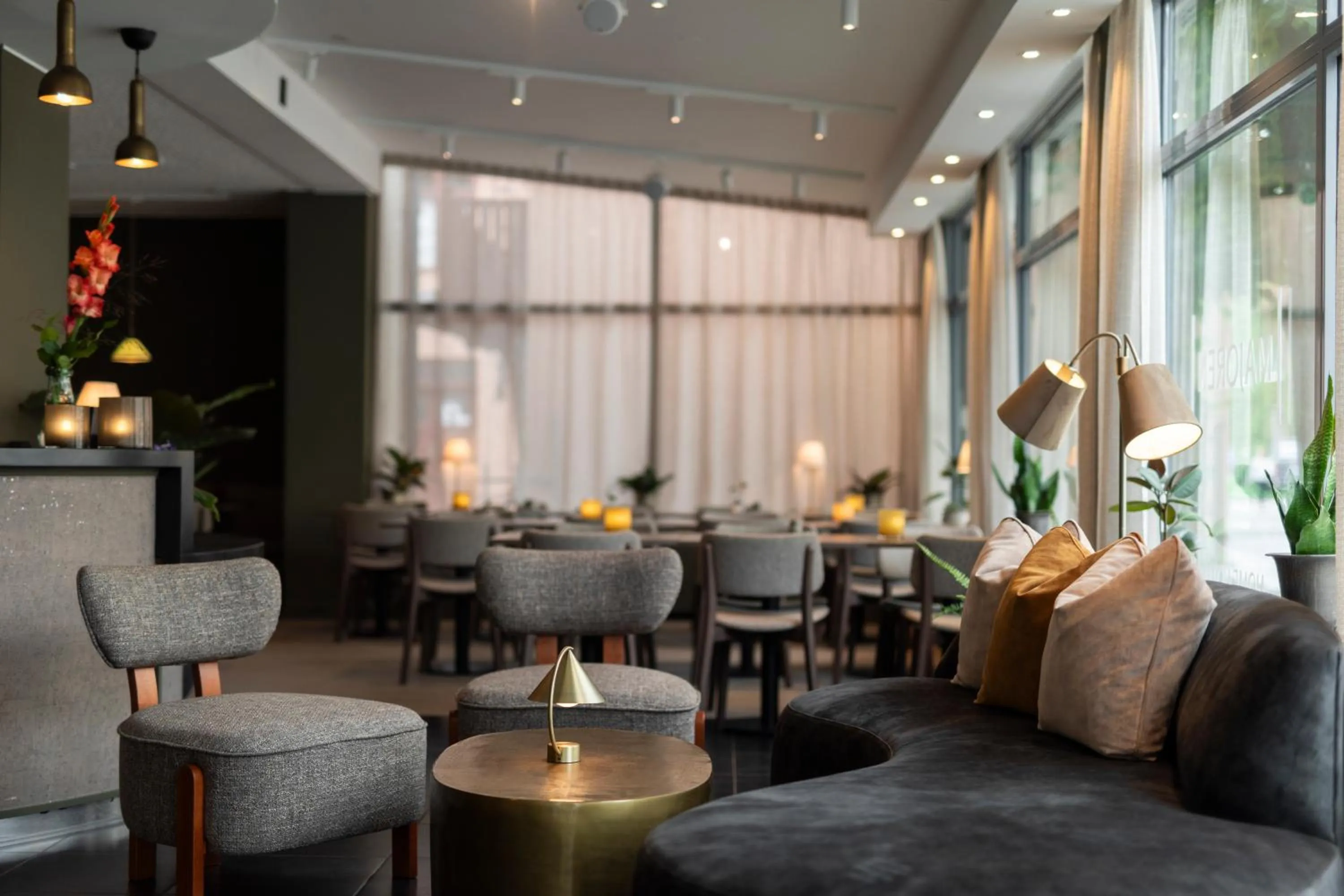 Lobby or reception in Home Hotel Majoren