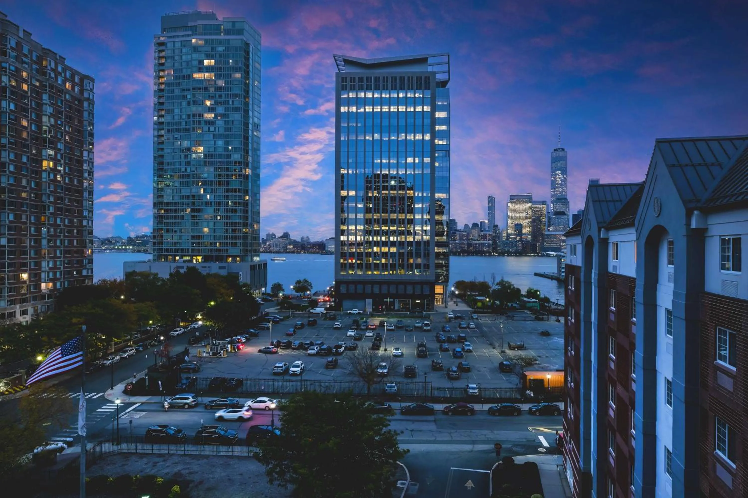 Property building in Sonesta Simply Suites Jersey City