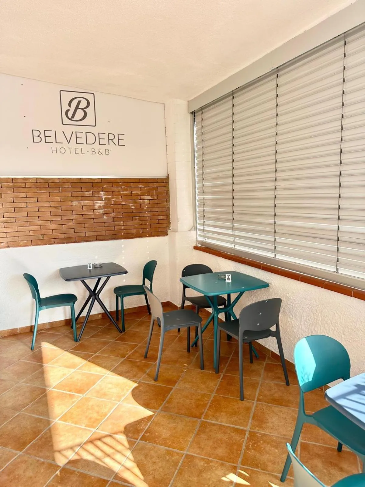 Patio in Belvedere Hotel-B&B