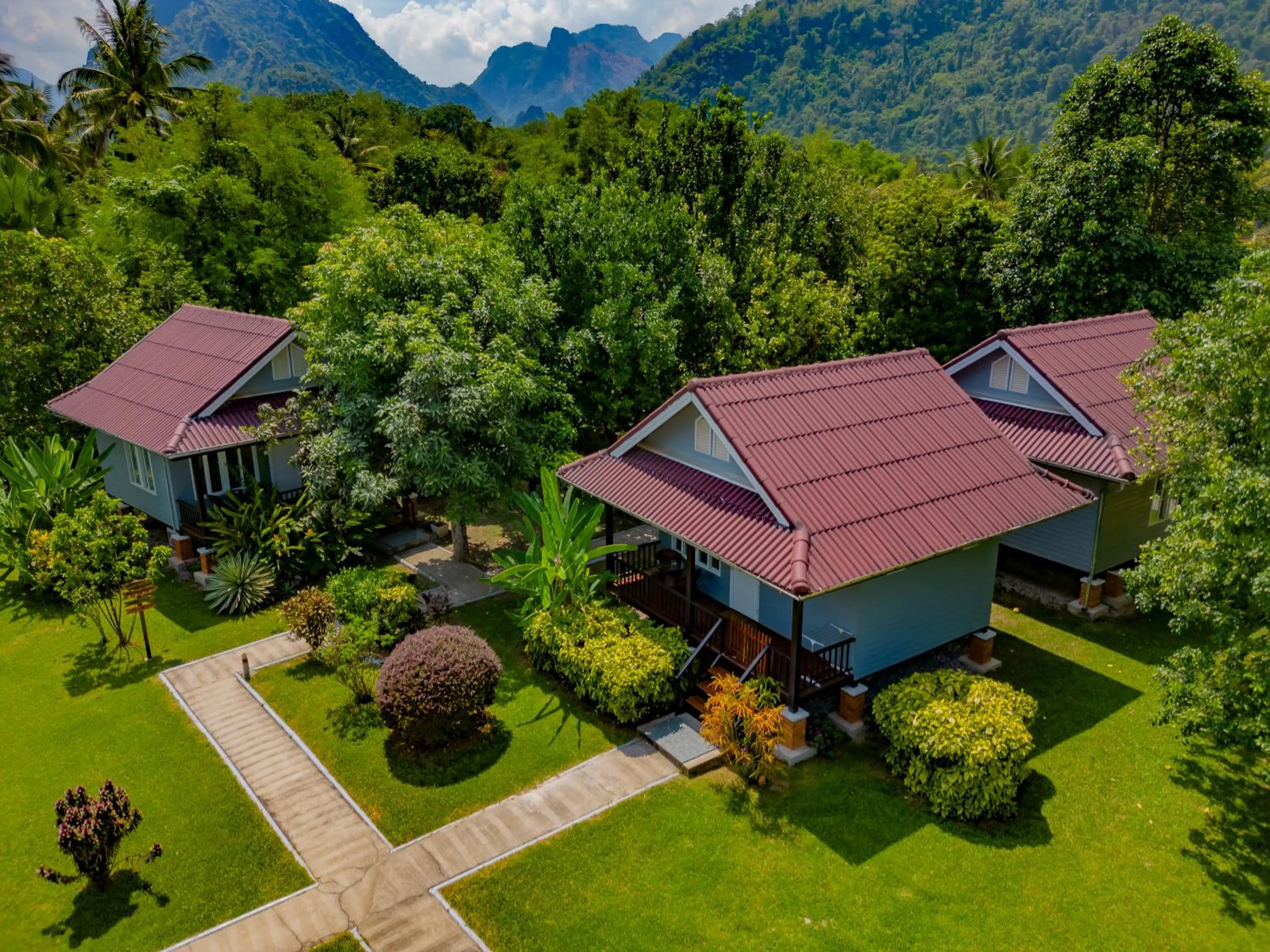 Garden view in Bearlinbungalow