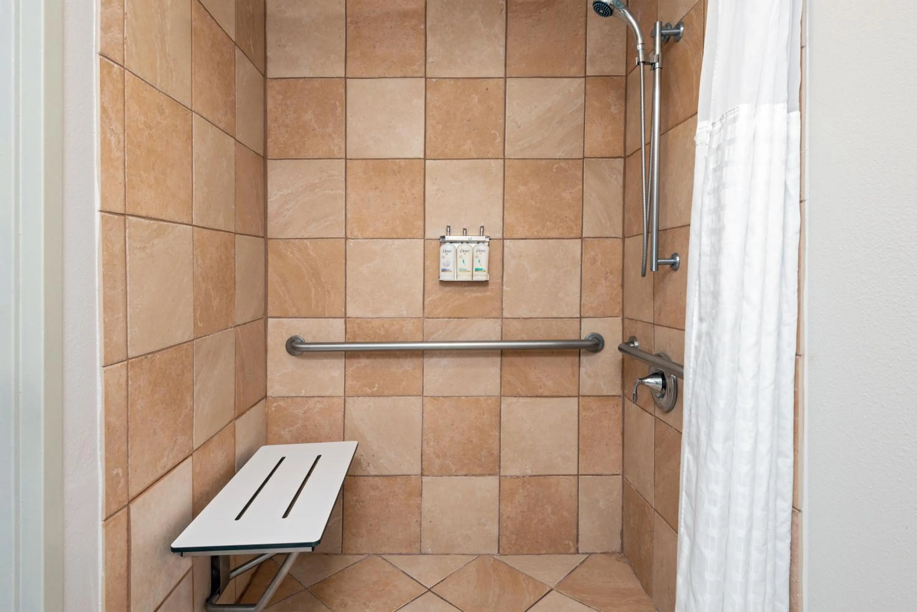 Shower in Holiday Inn Express Miami Airport Doral Area by IHG