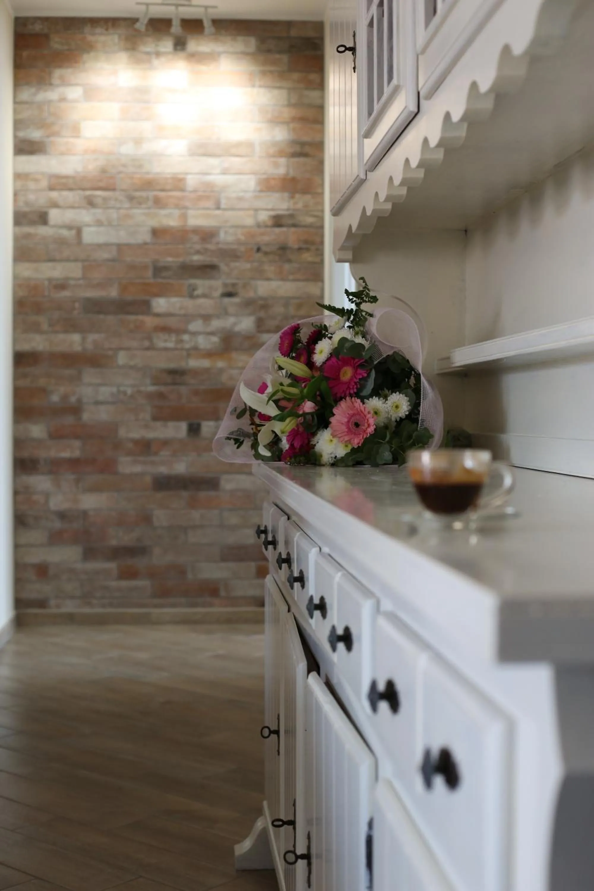 Communal kitchen in My Sweet Rome Guest House
