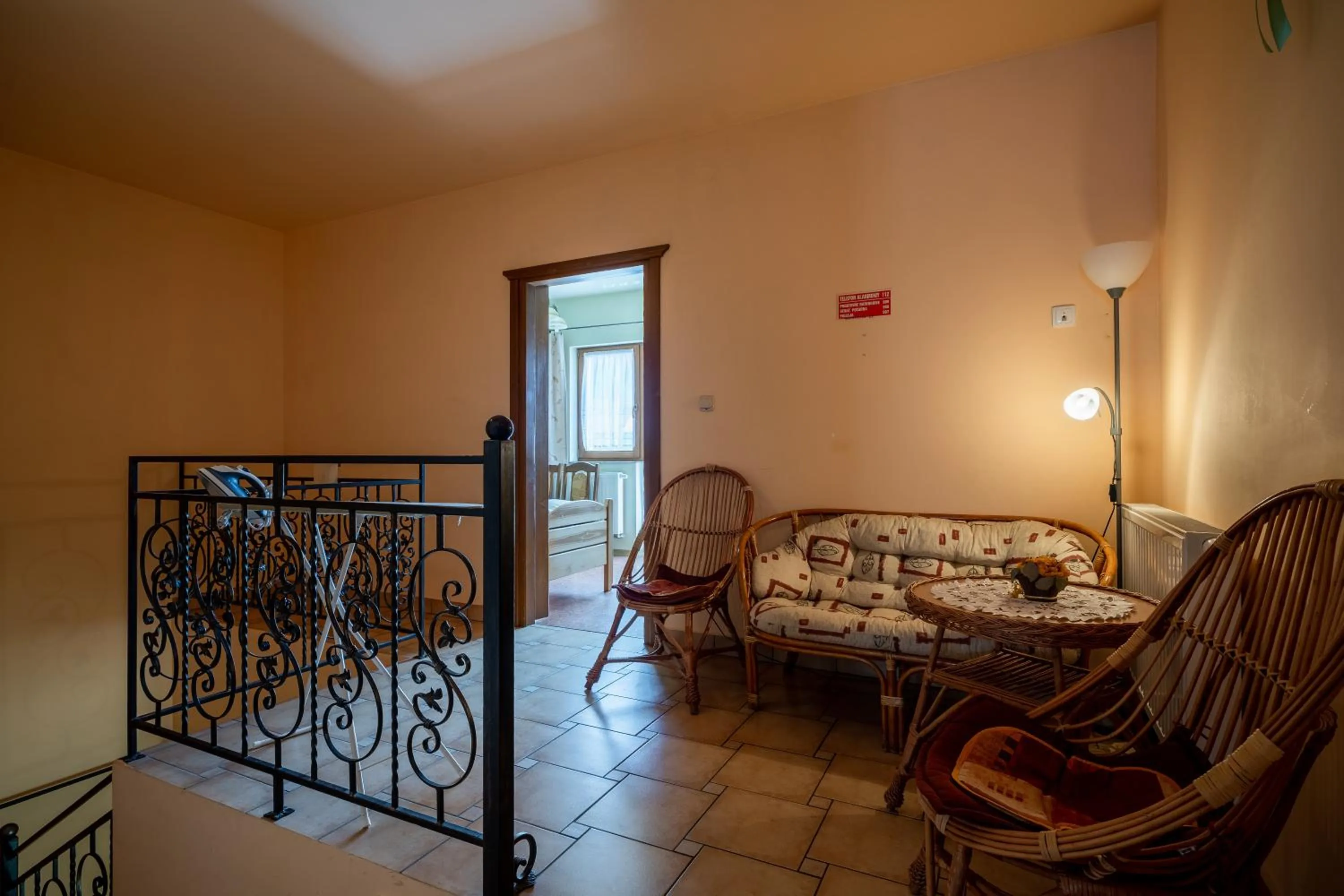 Seating area, Bed in Willa Majerczyk