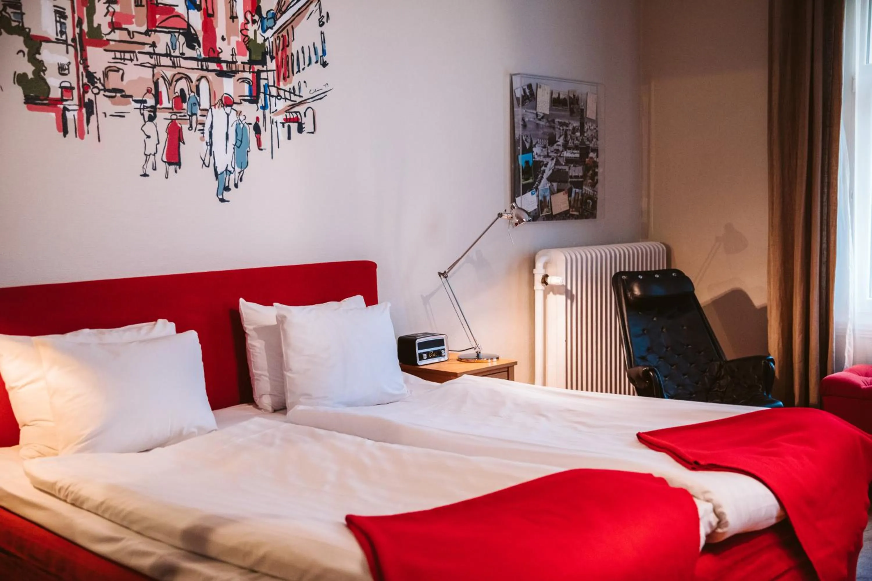 Bed in Hotell Stadsparken