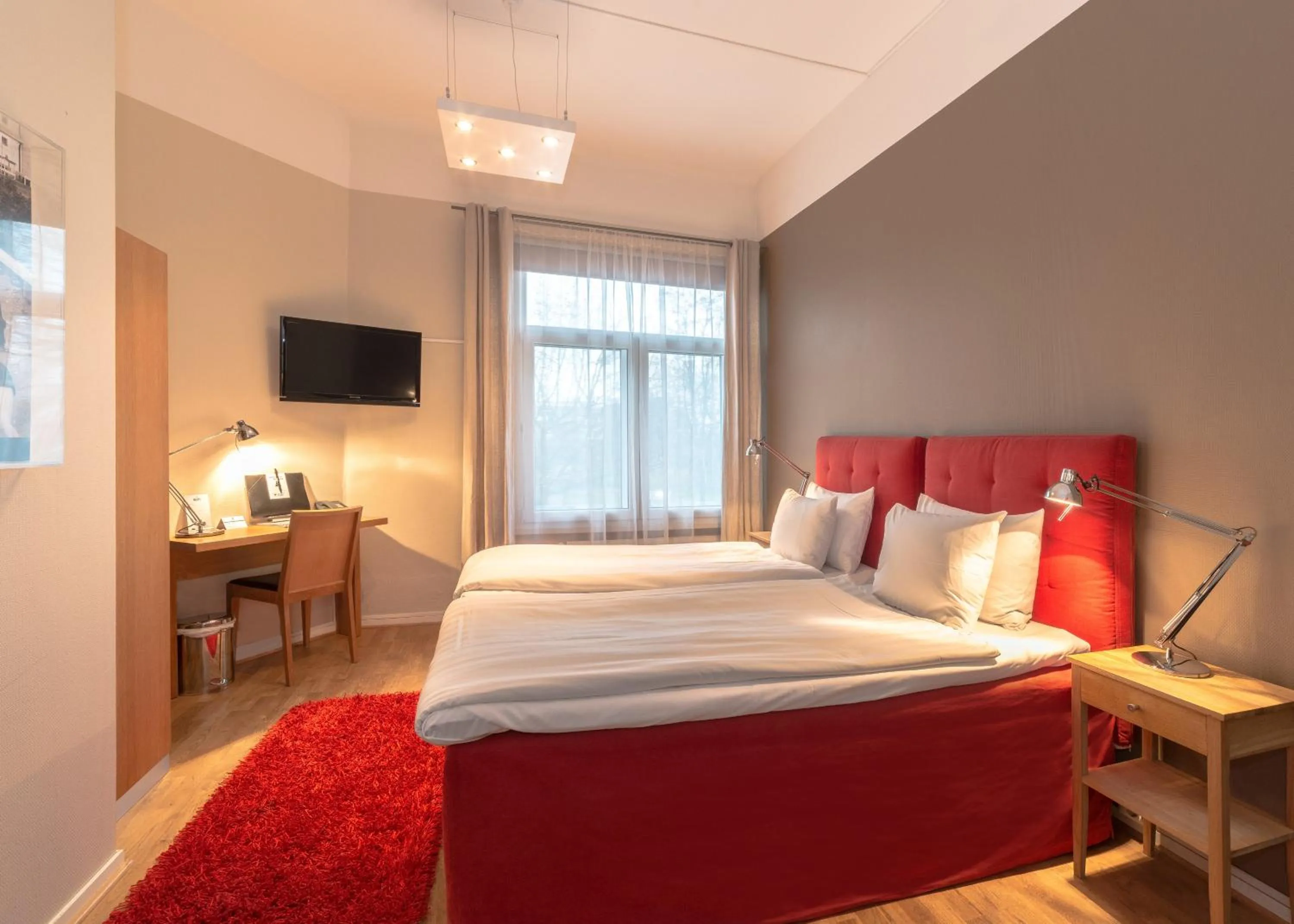 Photo of the whole room, Bed in Hotell Stadsparken