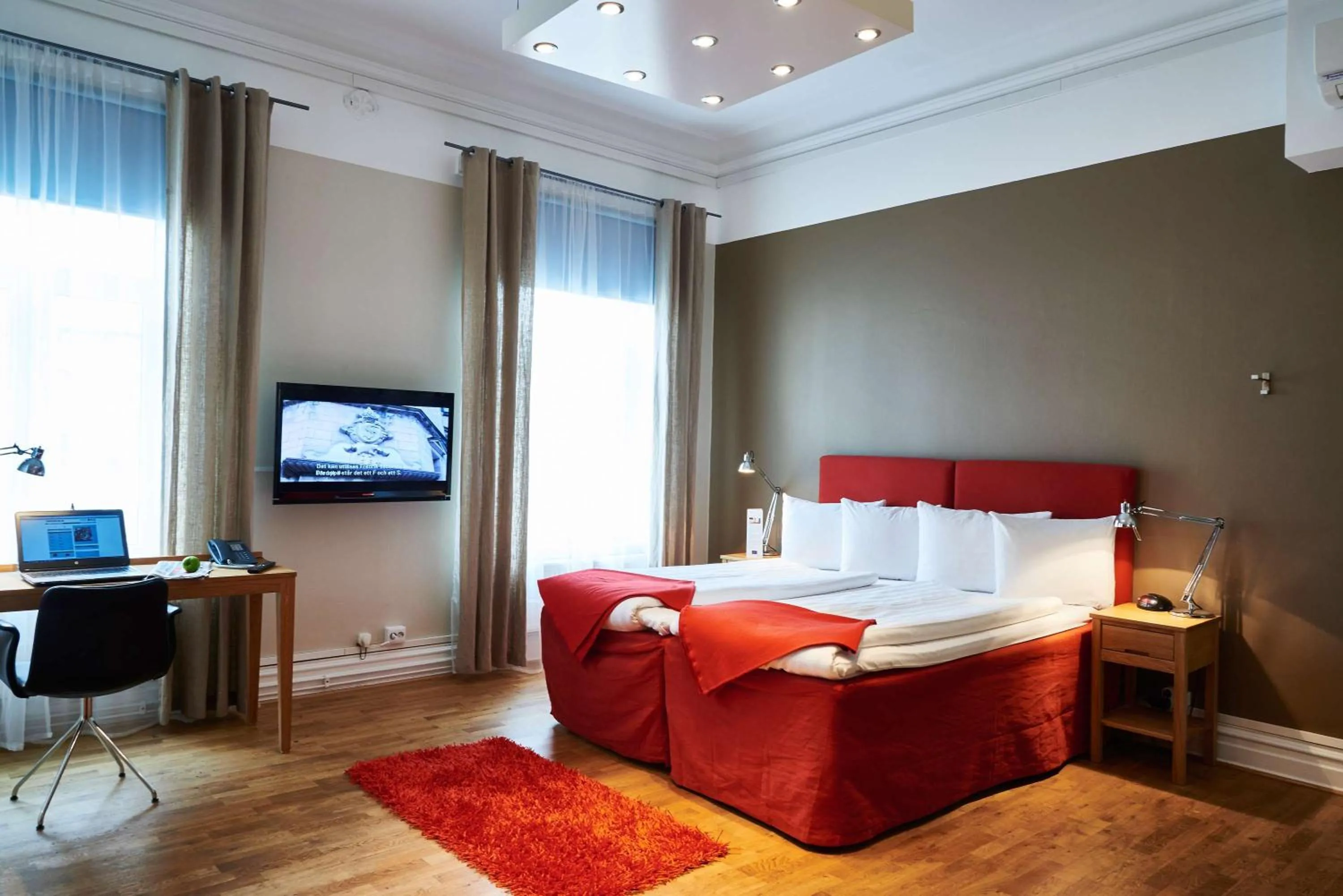 Photo of the whole room, Bed in Hotell Stadsparken