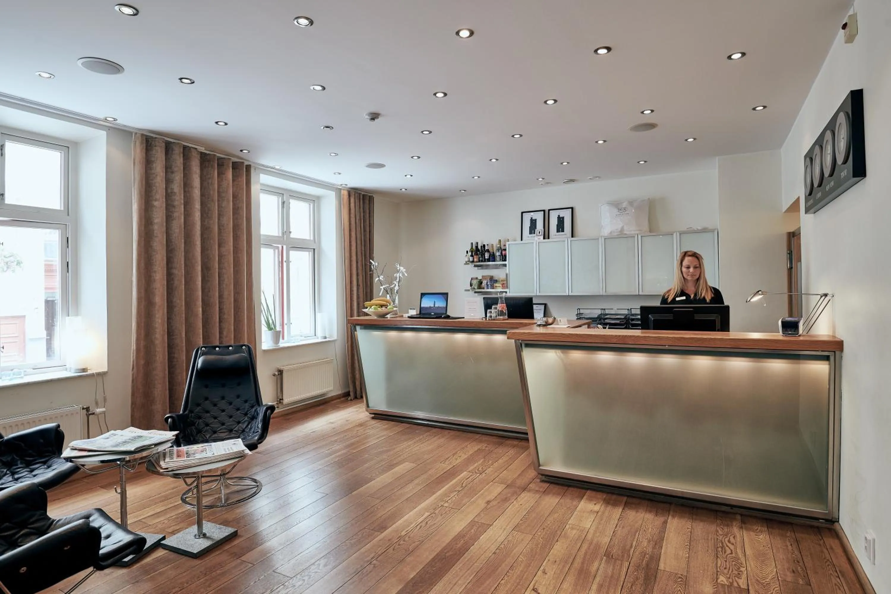 Lobby or reception in Hotell Stadsparken