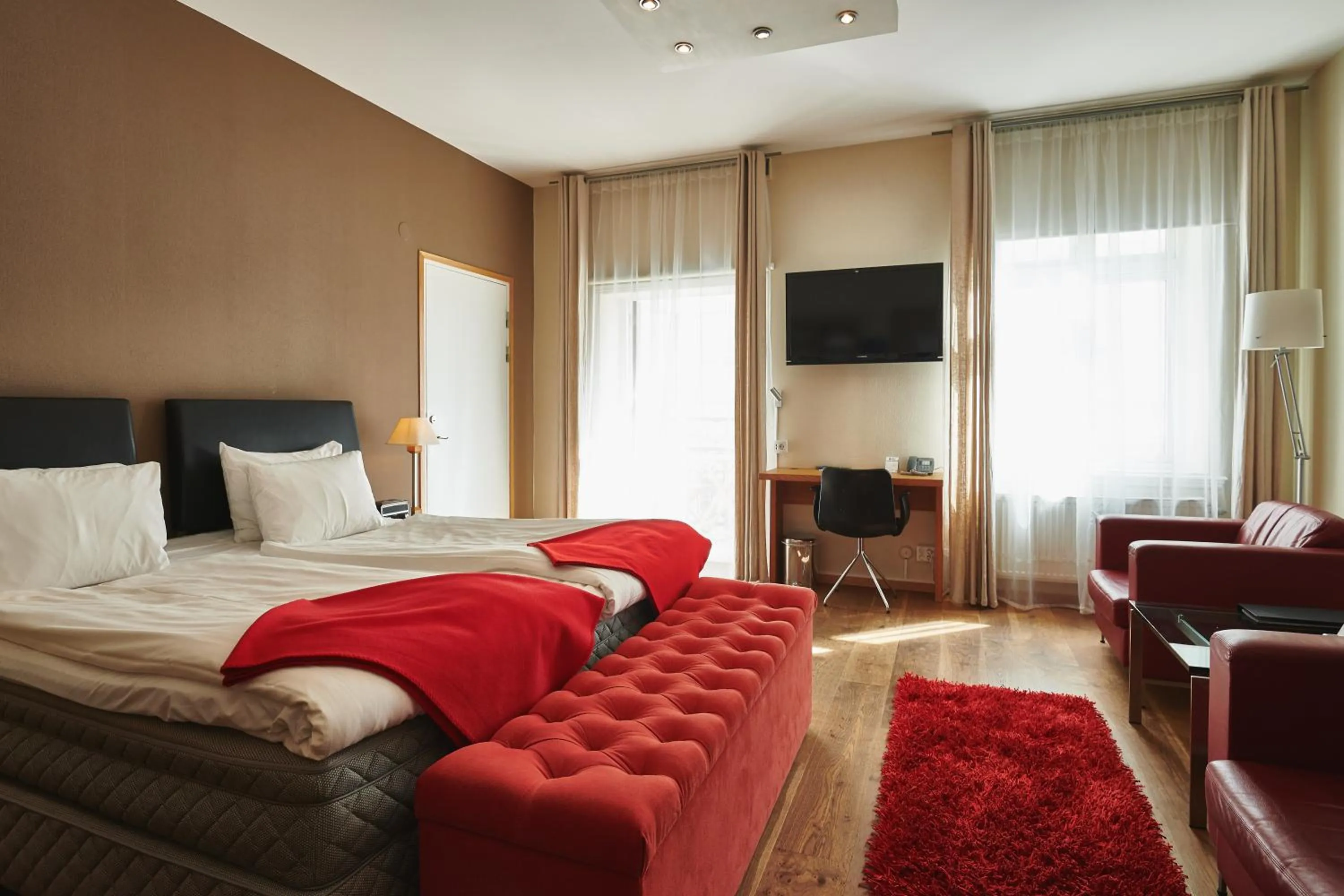 Photo of the whole room, Bed in Hotell Stadsparken