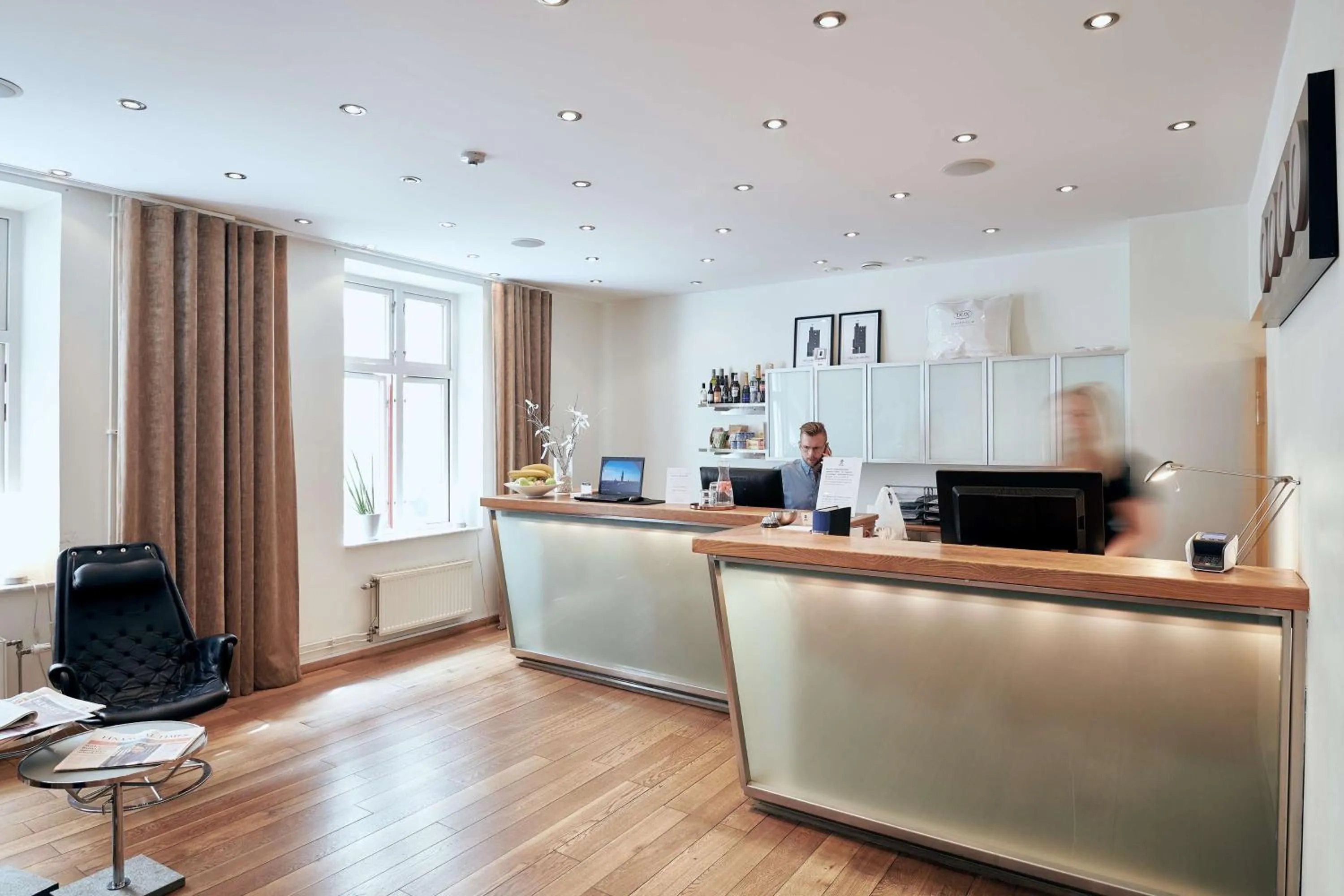 Lobby or reception in Hotell Stadsparken