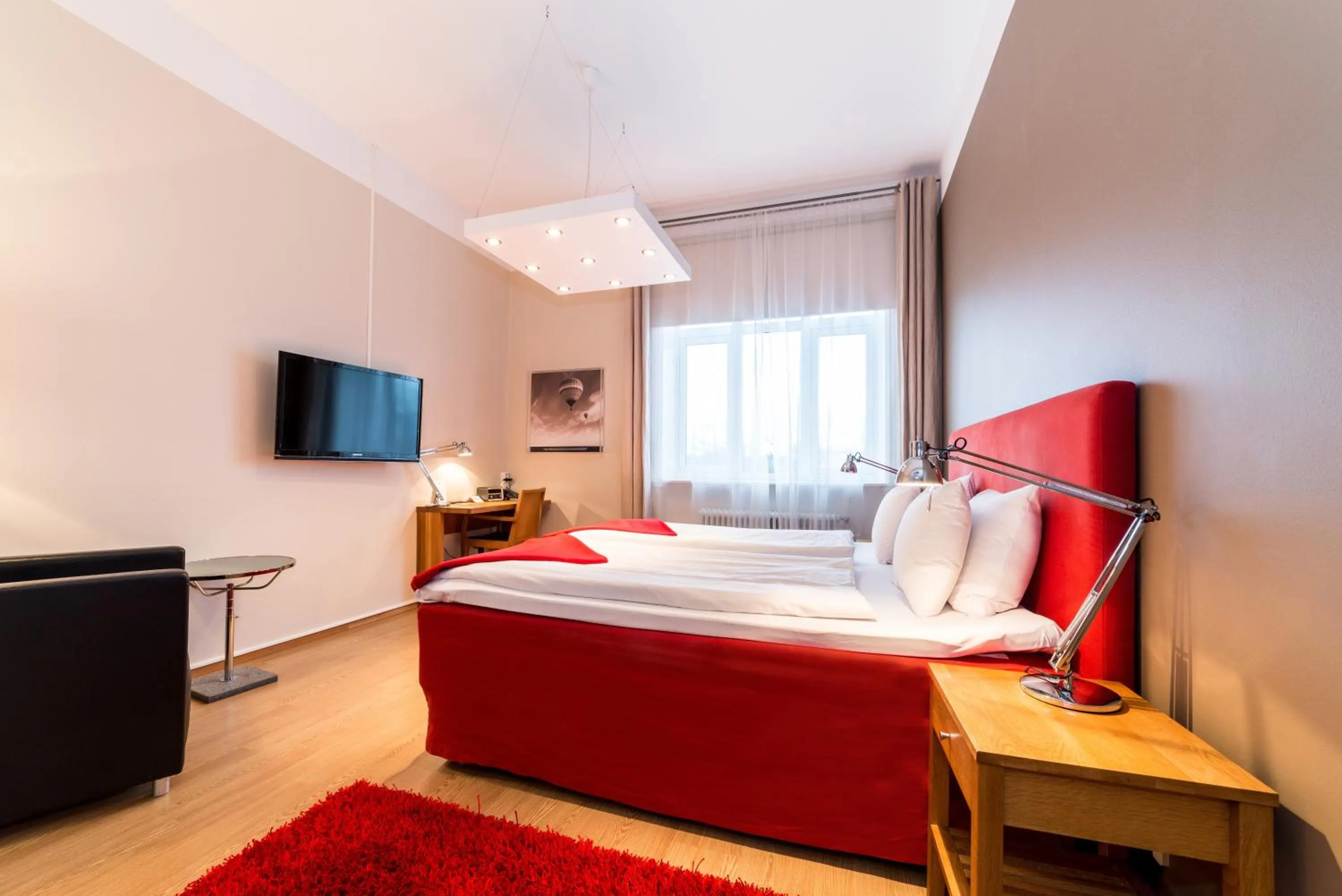 Bedroom, Bed in Hotell Stadsparken