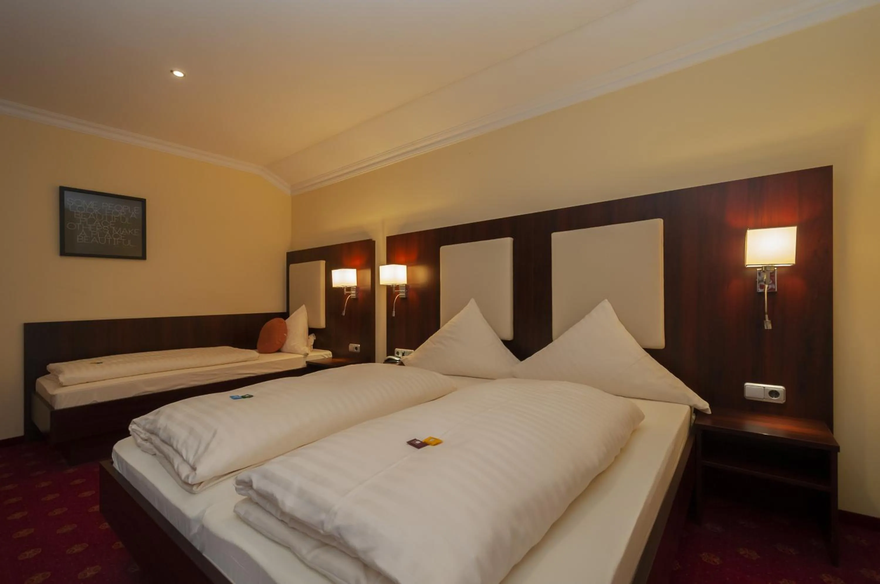 Photo of the whole room, Bed in Hotel Grüne Tanne