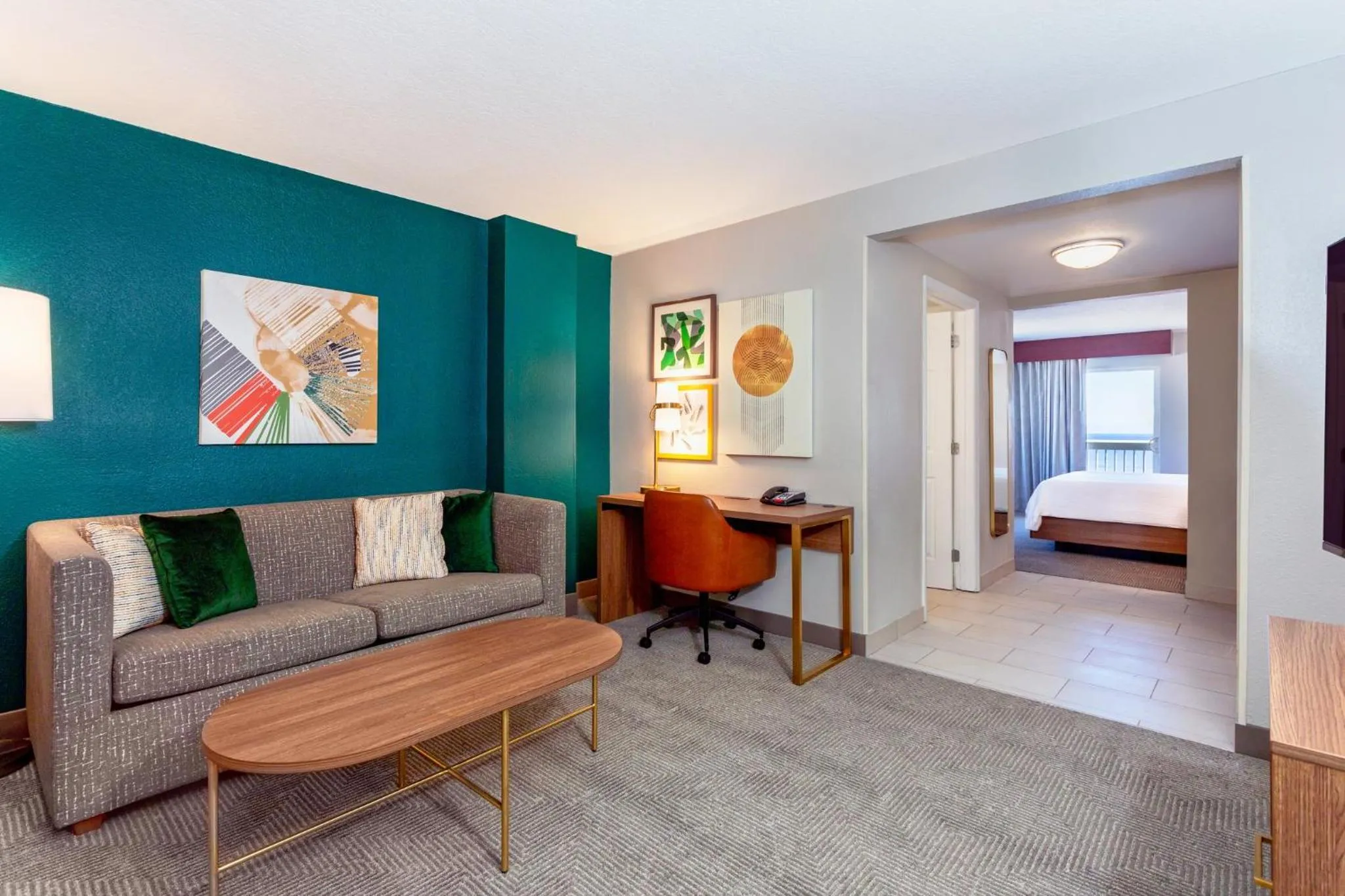 Photo of the whole room, Bed in Holiday Inn Hotel & Suites Daytona Beach On The Ocean by IHG