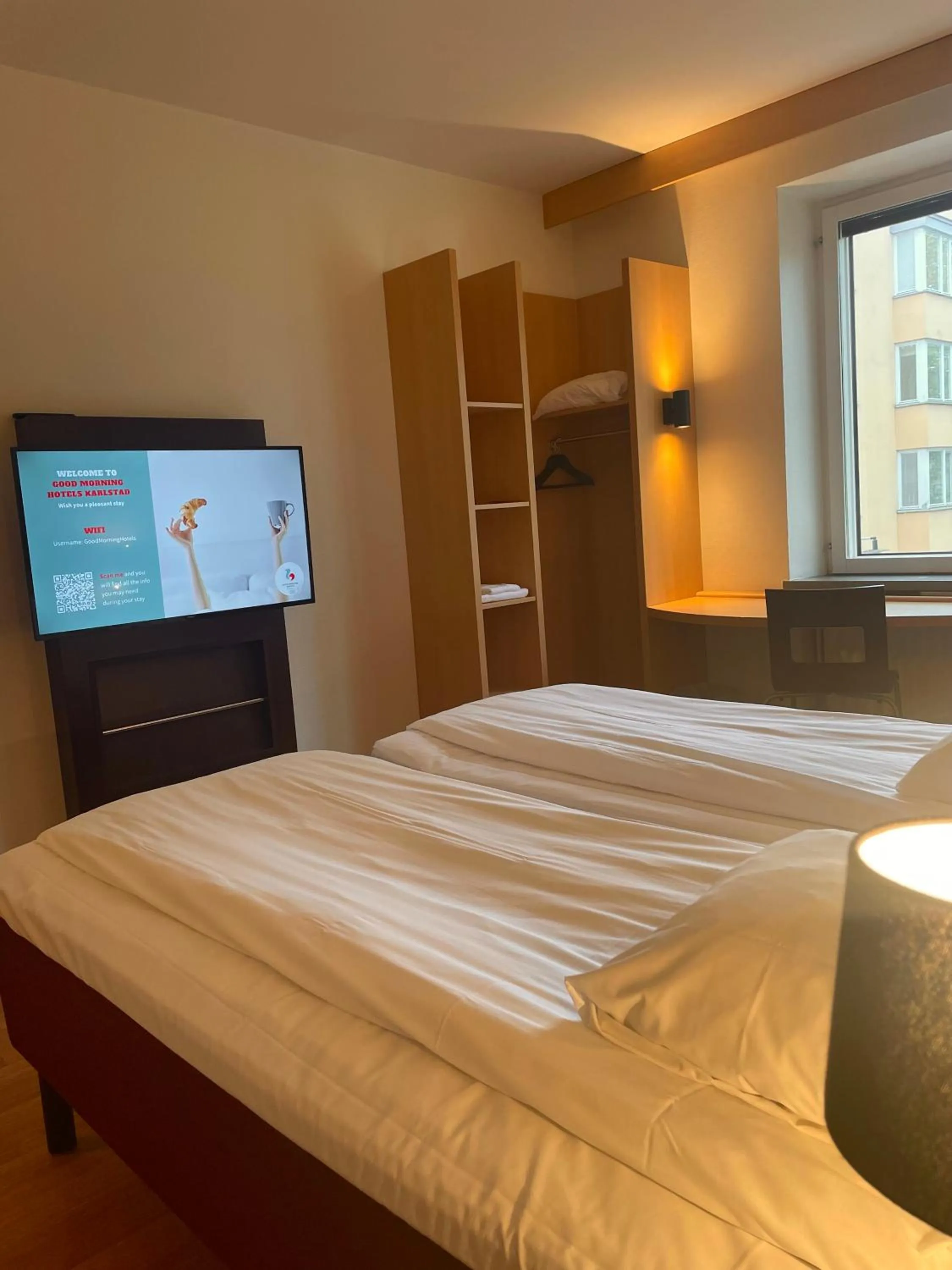Bed in Good Morning Karlstad City