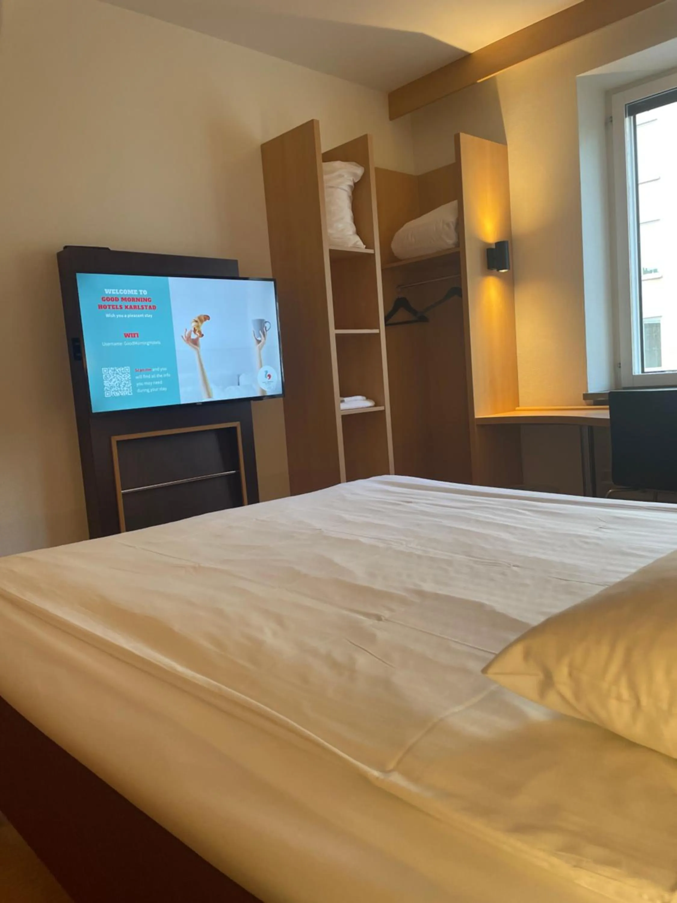 Bed in Good Morning Karlstad City