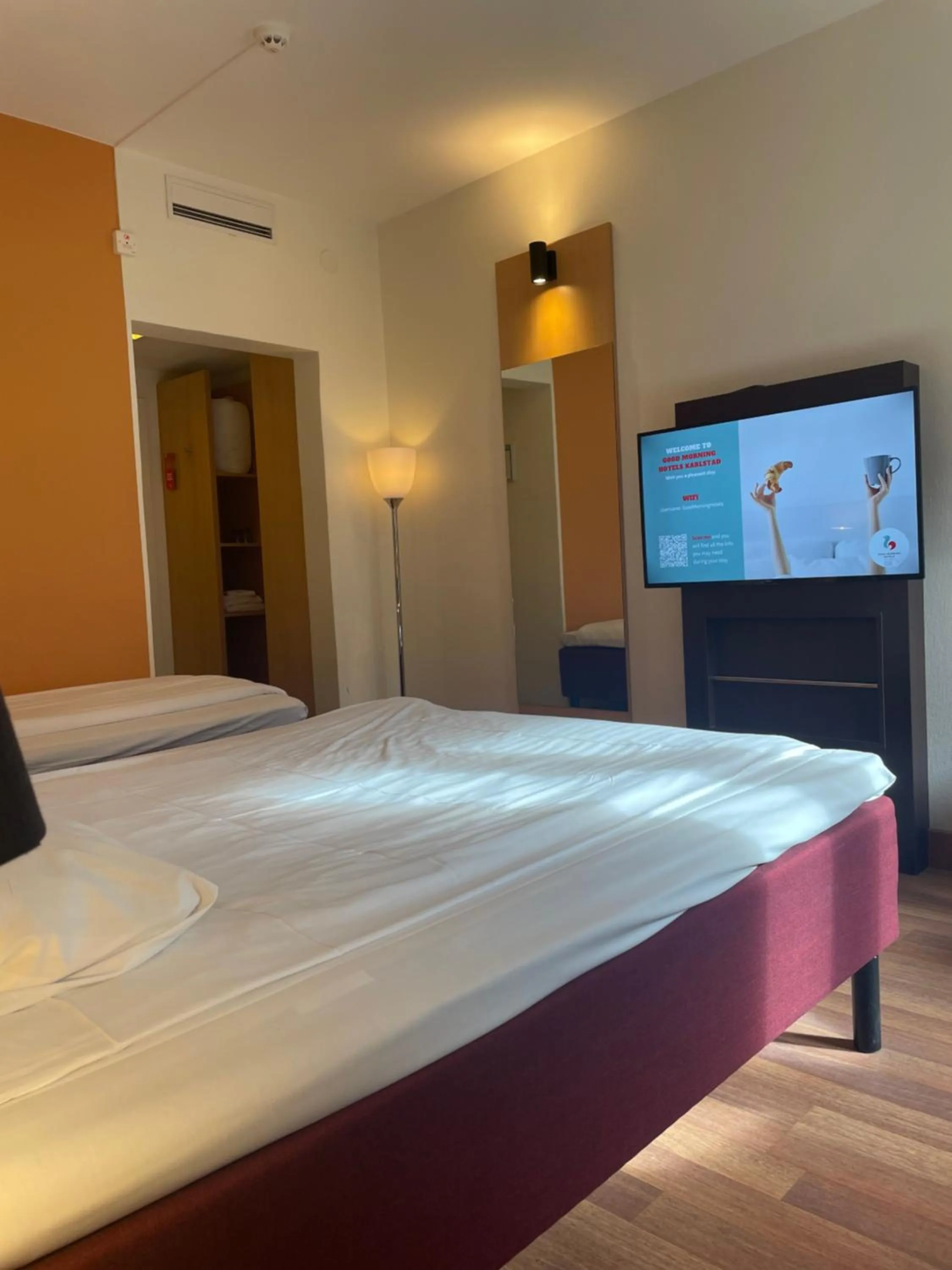 Bed in Good Morning Karlstad City