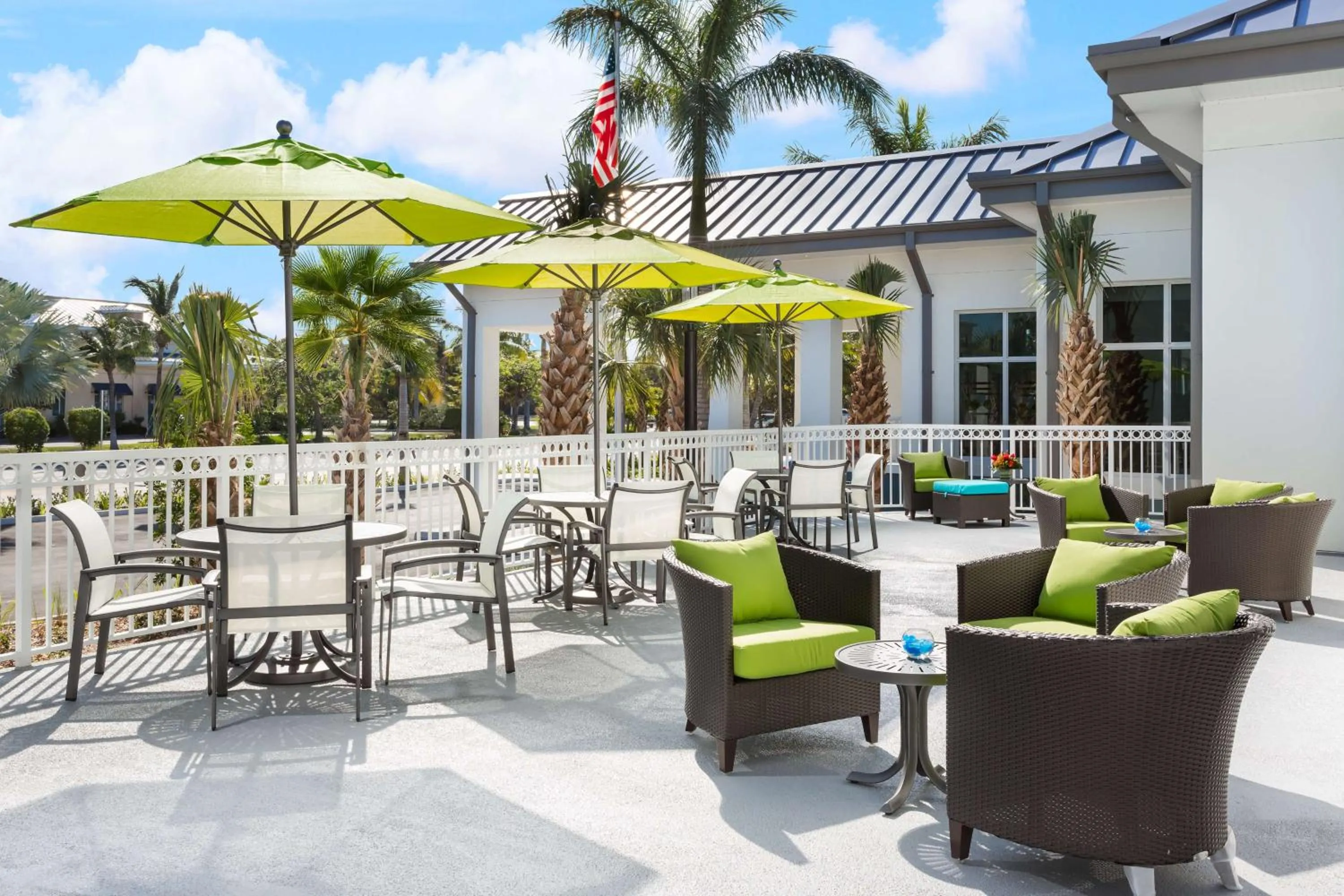 Patio in Hilton Garden Inn Key West / The Keys Collection