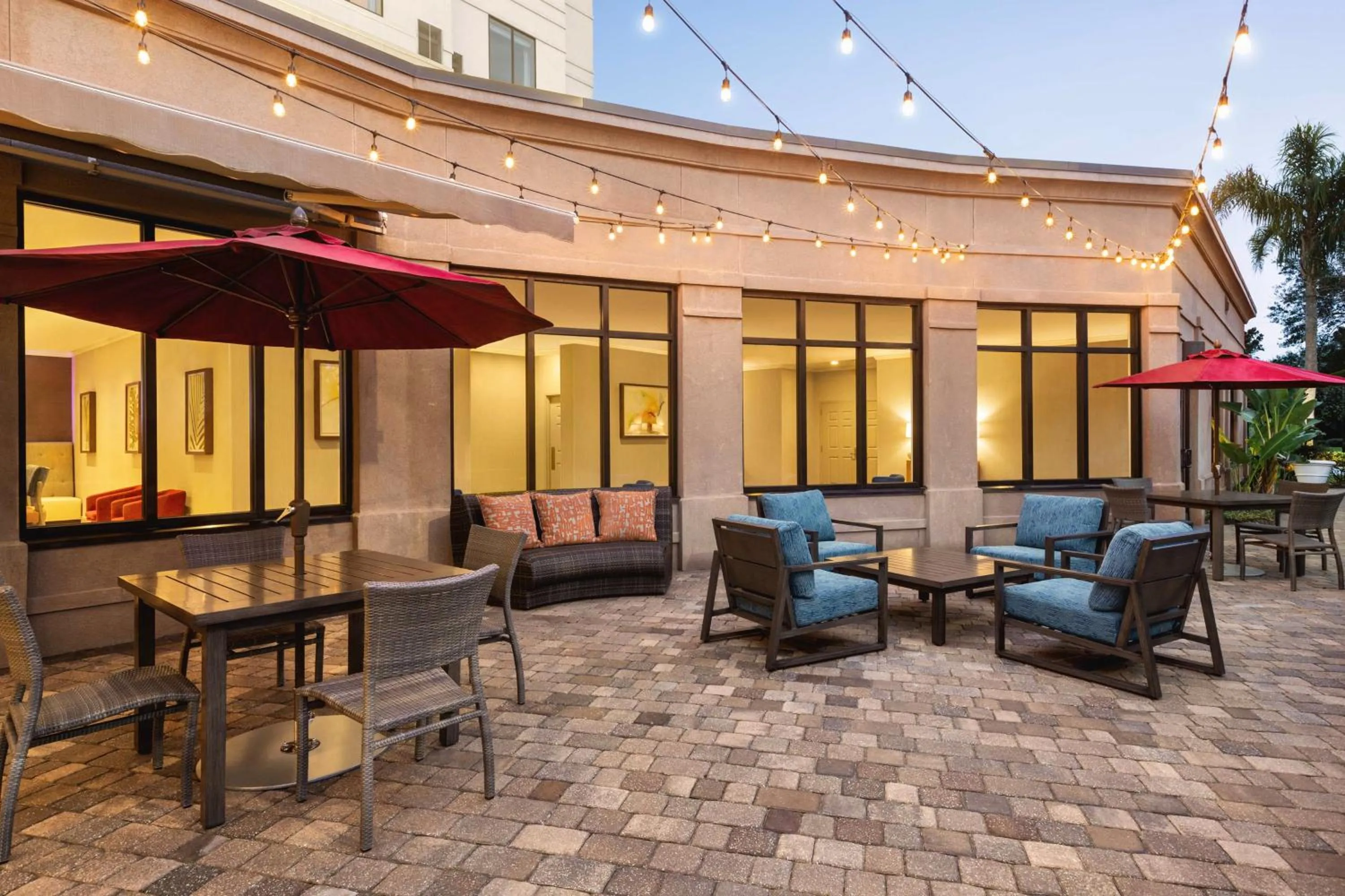 Patio in Hilton Garden Inn Palm Coast Town Center
