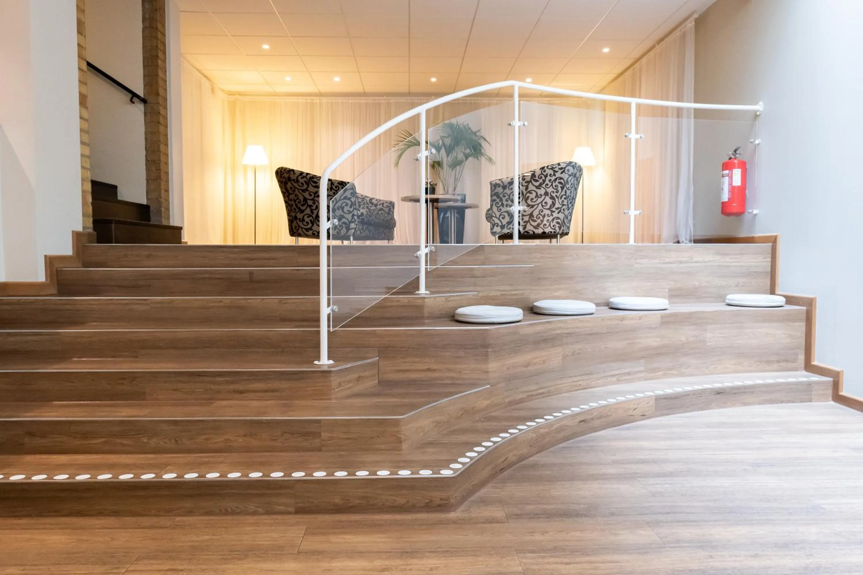 Seating area in Good Morning+ Malmö