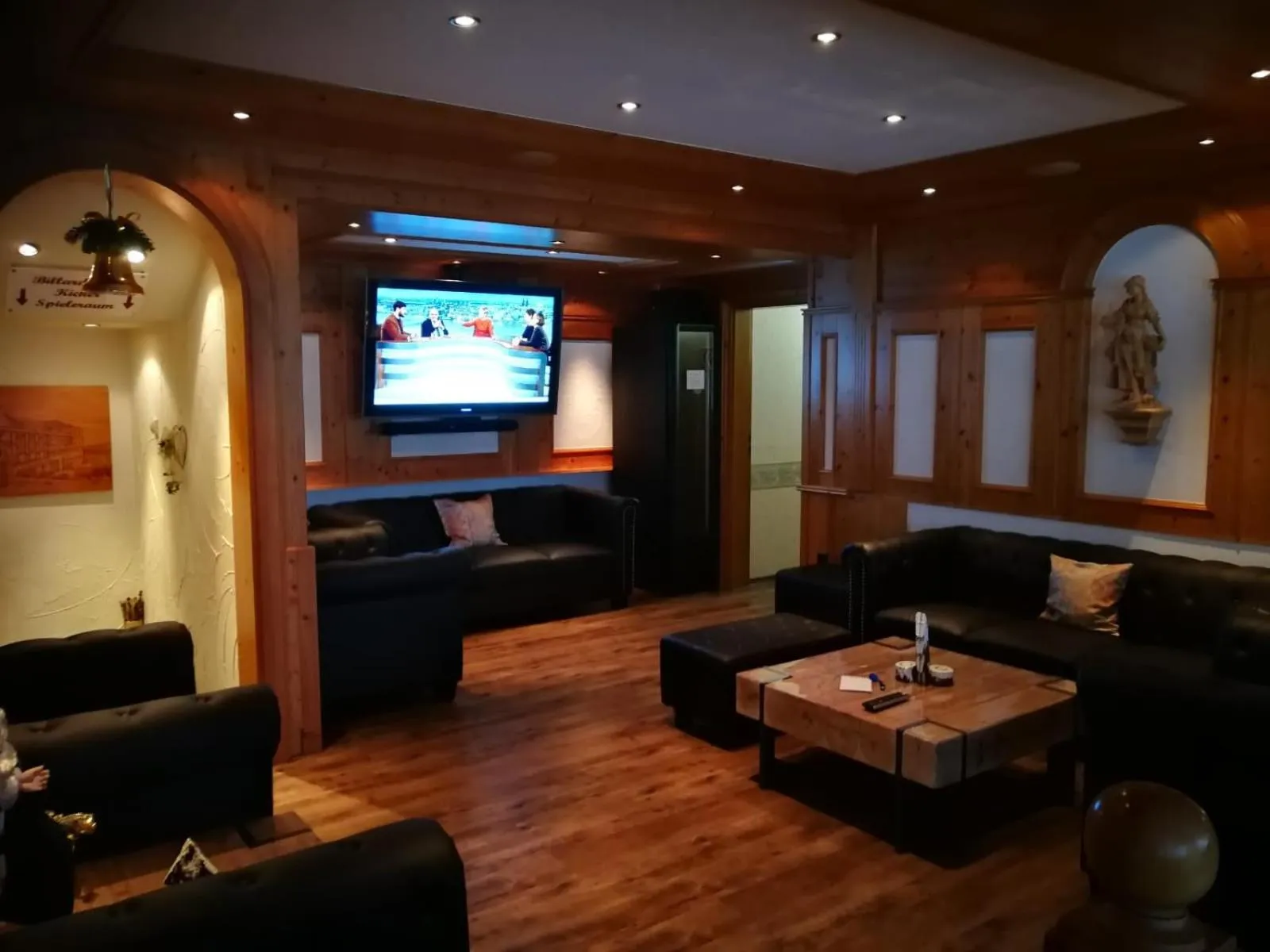 Communal lounge/ TV room in Land-Hotel Mühlengrund