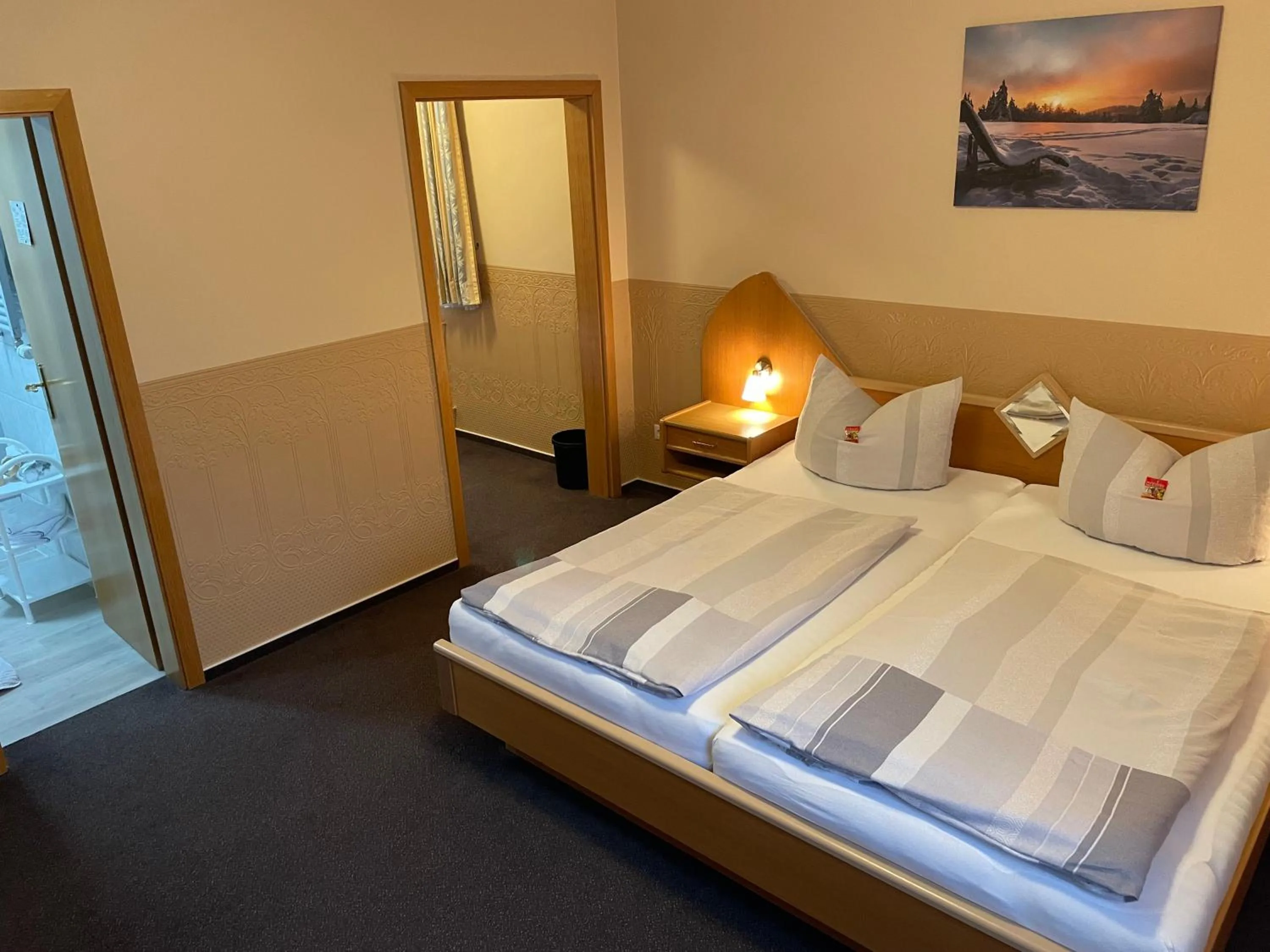 Bedroom, Bed in Land-Hotel Mühlengrund