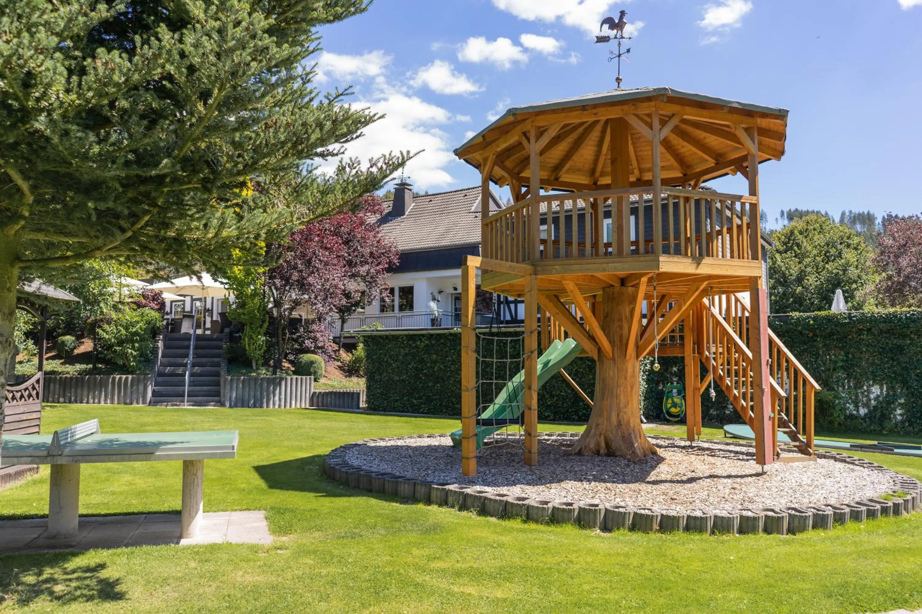 Children play ground in Land-Hotel Mühlengrund