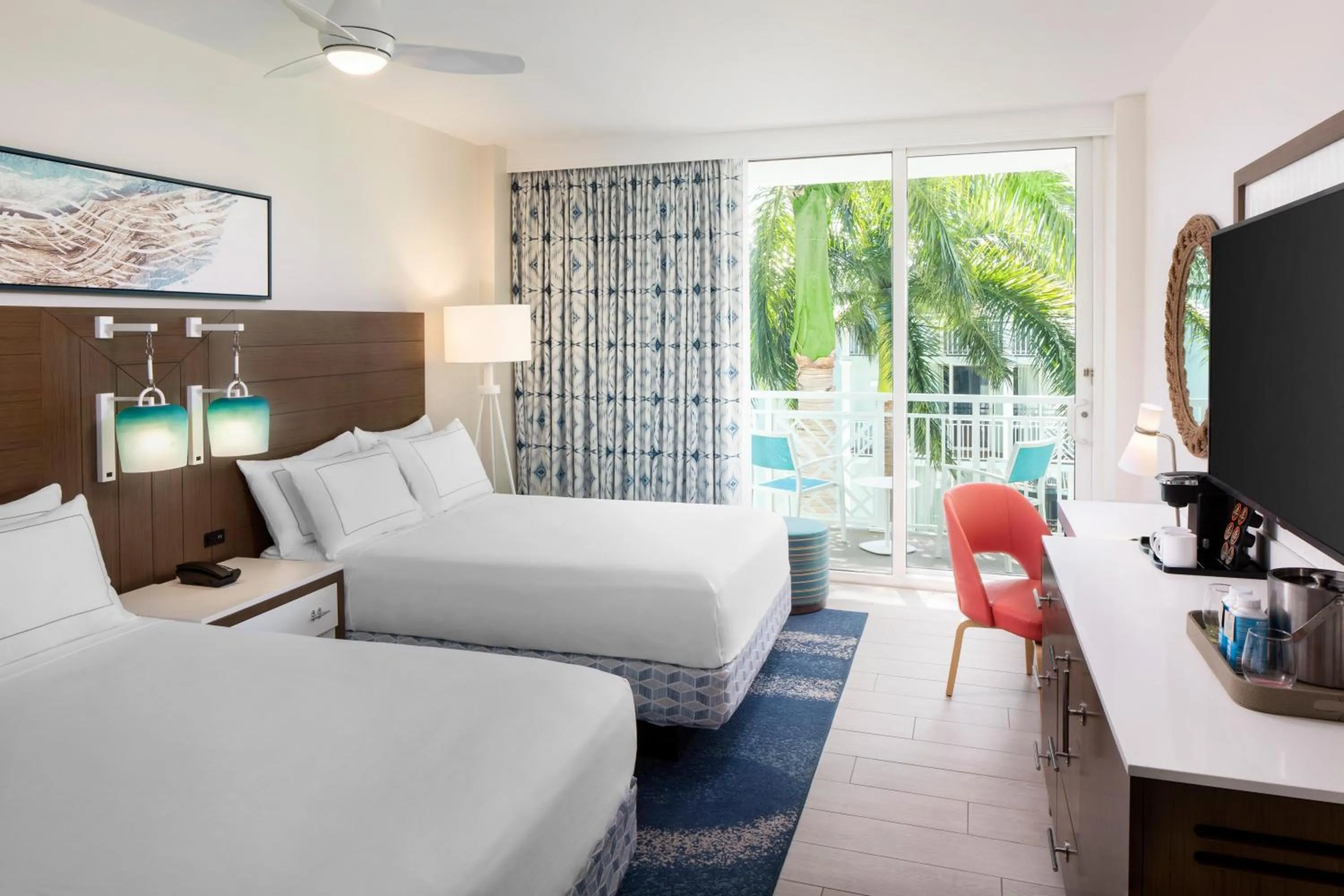 Bed in The Reach Key West, Curio Collection by Hilton