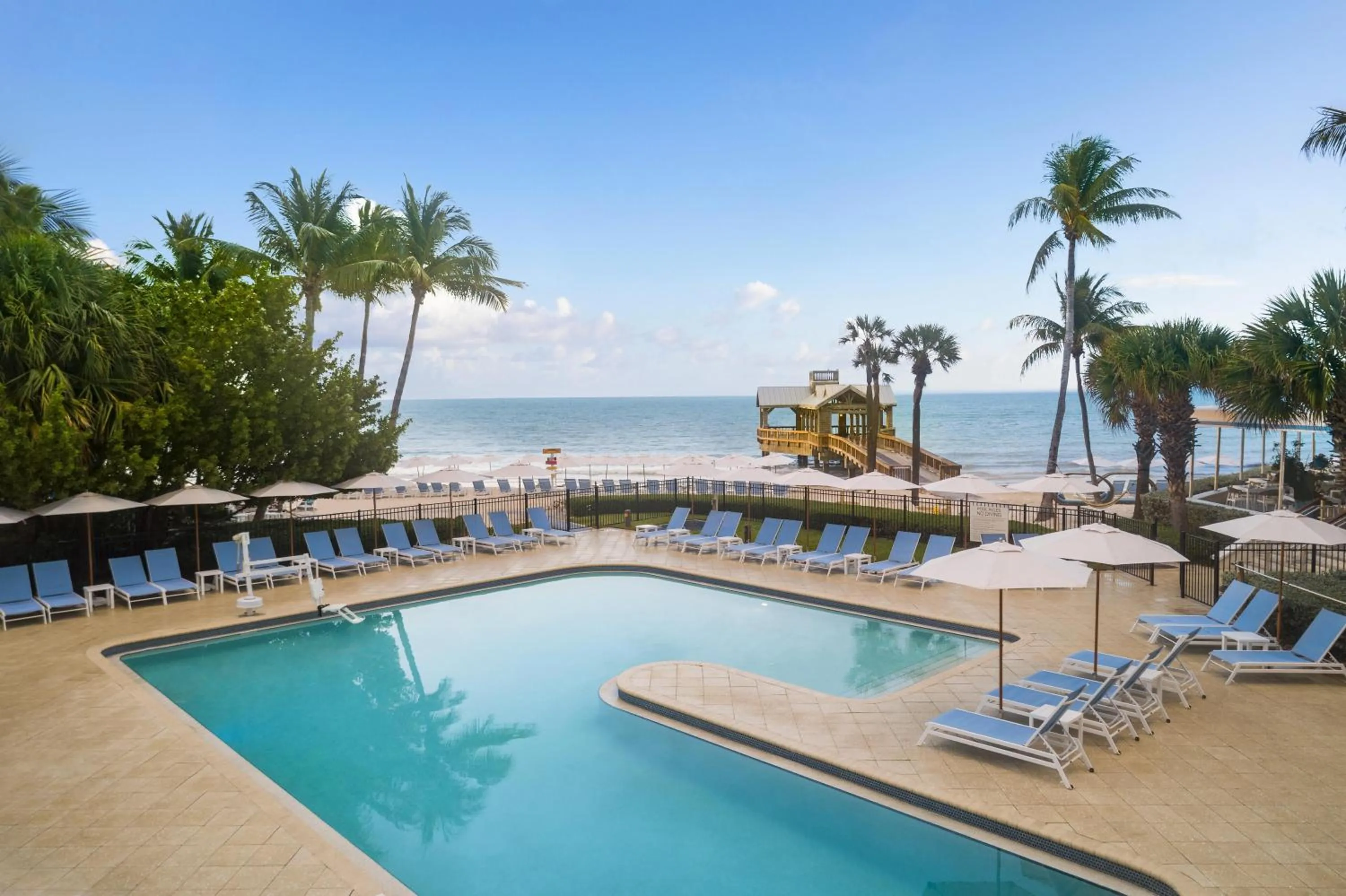 Pool view in The Reach Key West, Curio Collection by Hilton